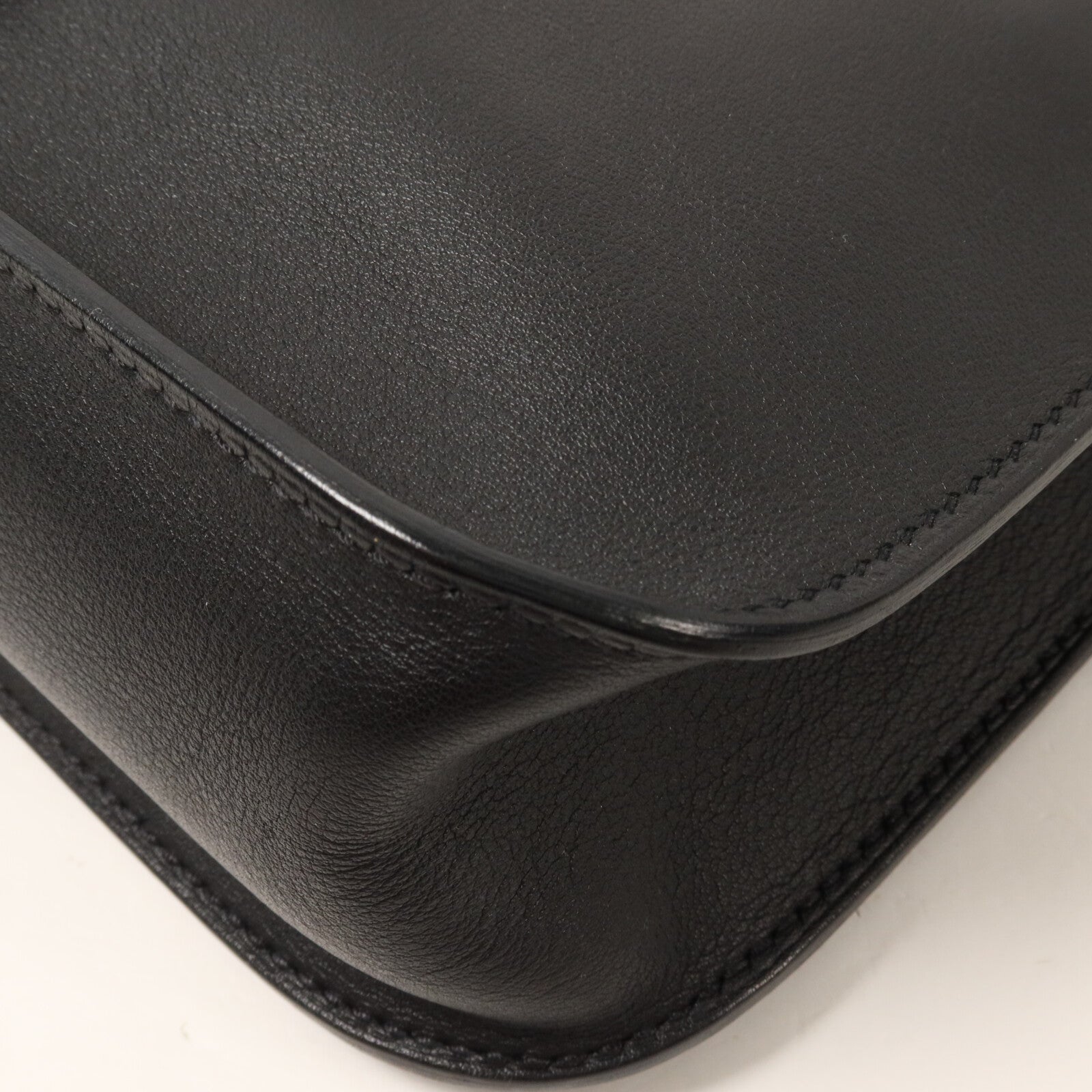 HERMES Swift皮革Mini Halzan手挽肩背兩用袋Noir