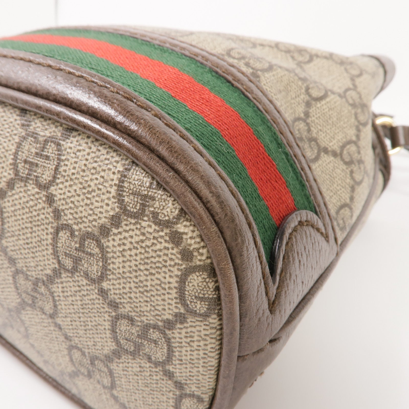 GUCCI 塗層帆布Ophidia Mini Bucket金扣肩背袋