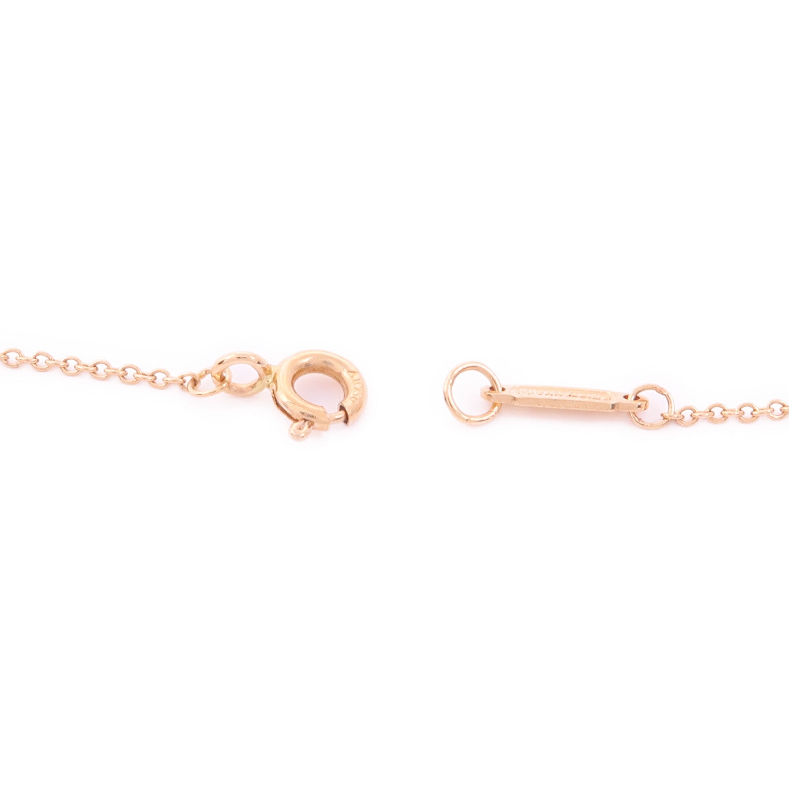 TIFFANY＆CO 18K玫瑰金Interlocking Circle項鍊