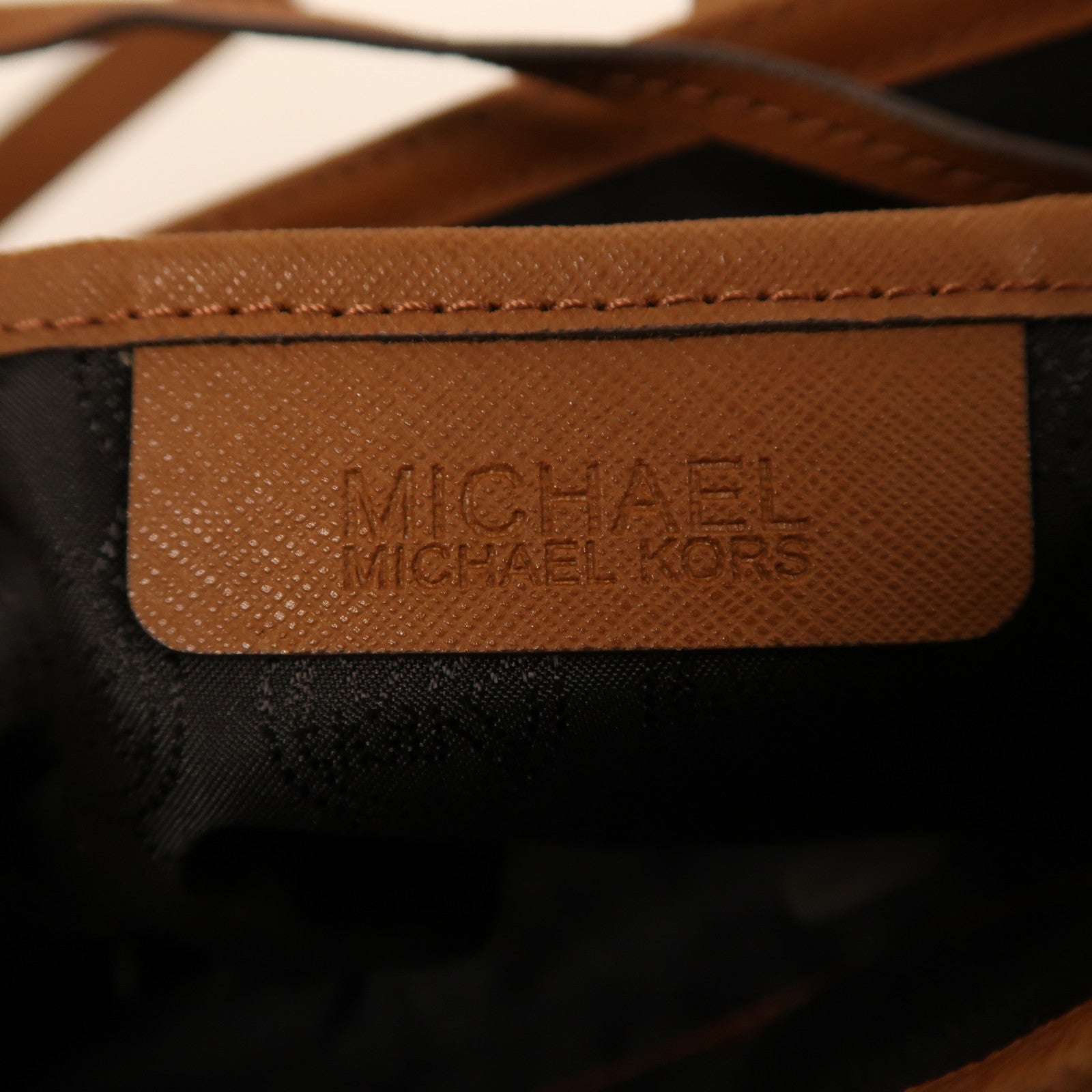 Michael Kors 尼龍Shoulder Bag金扣肩背袋黑色/棕色