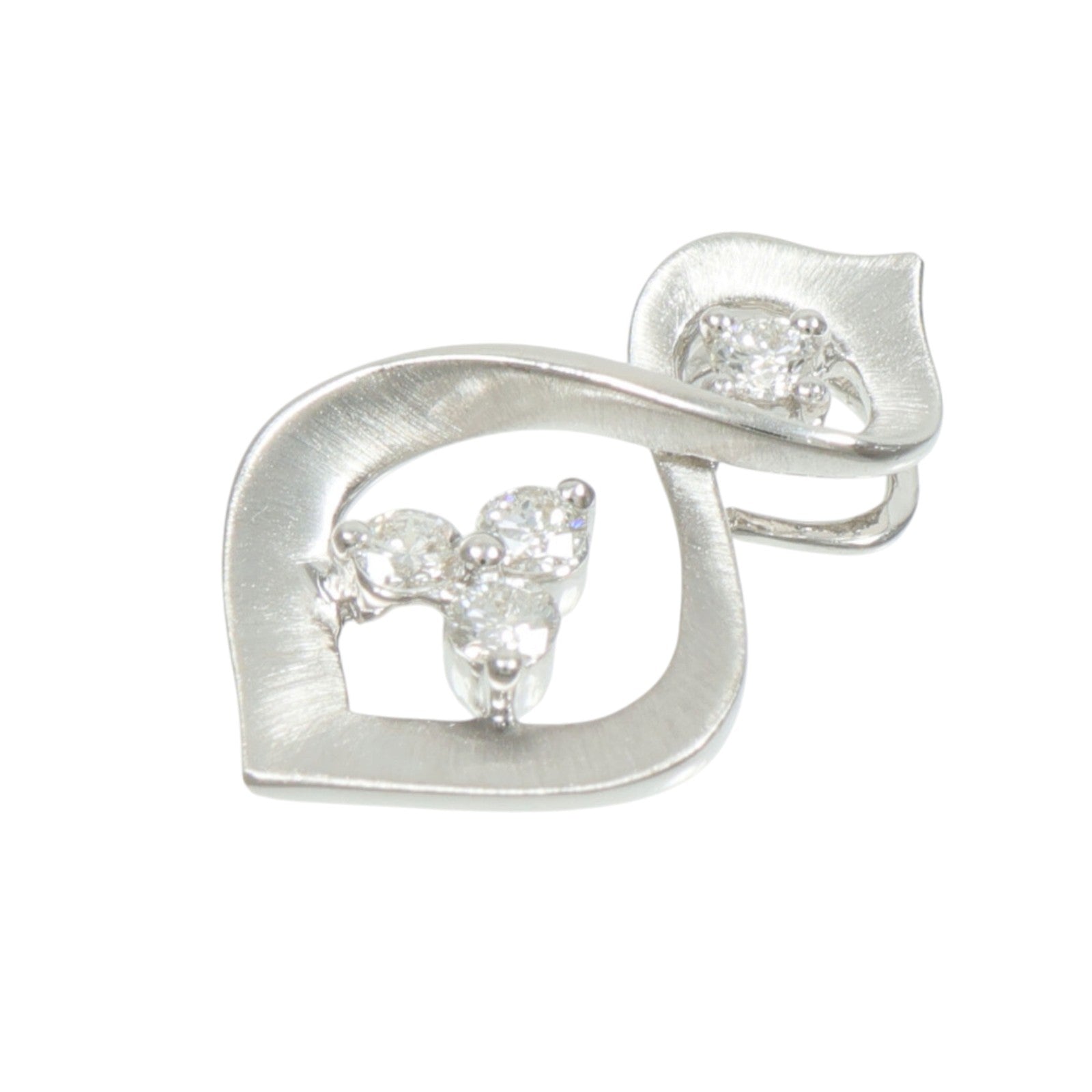 JEWELRY 18K白金Diamond Pendant鑽石吊墜