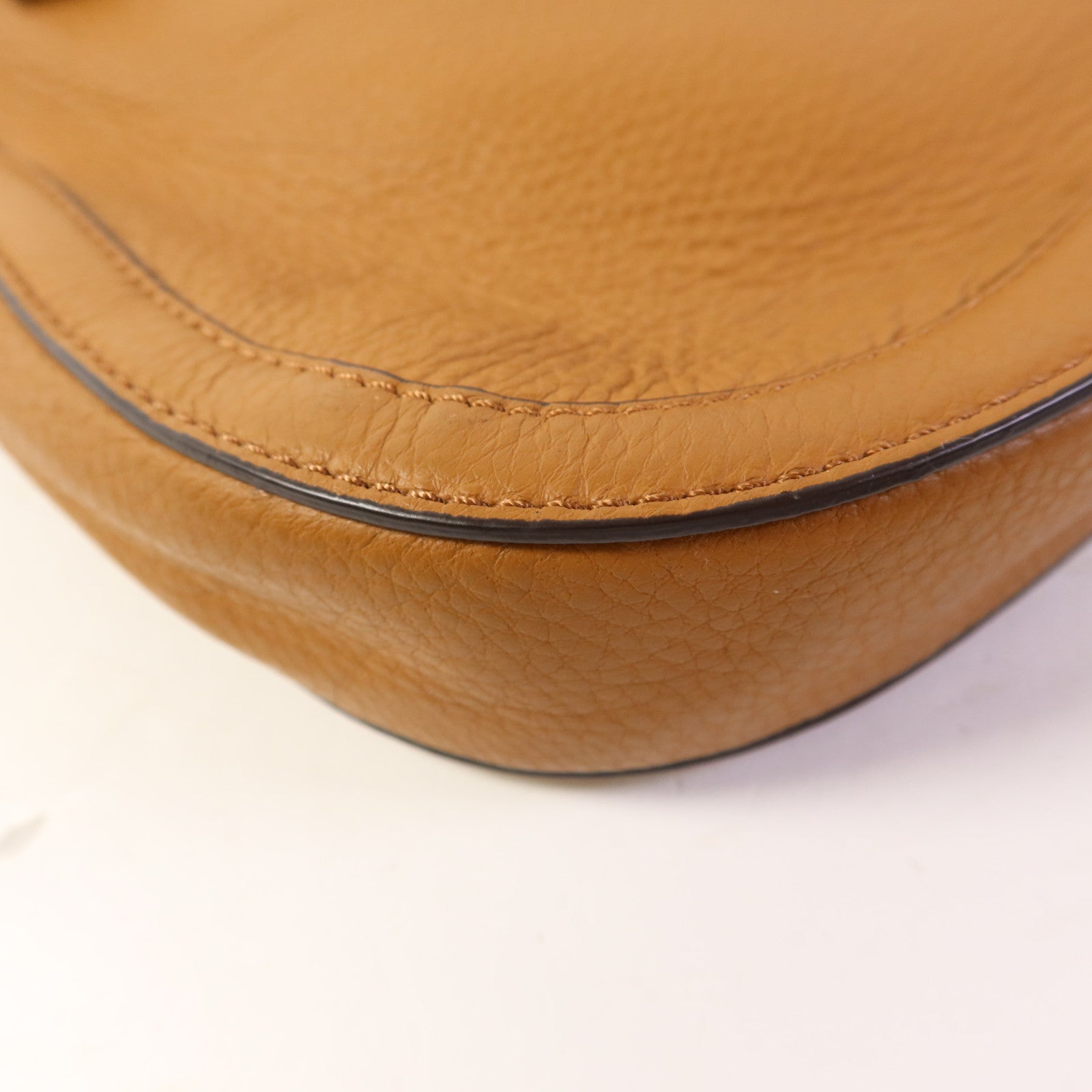 皮革Shoulder Bag金扣肩背袋