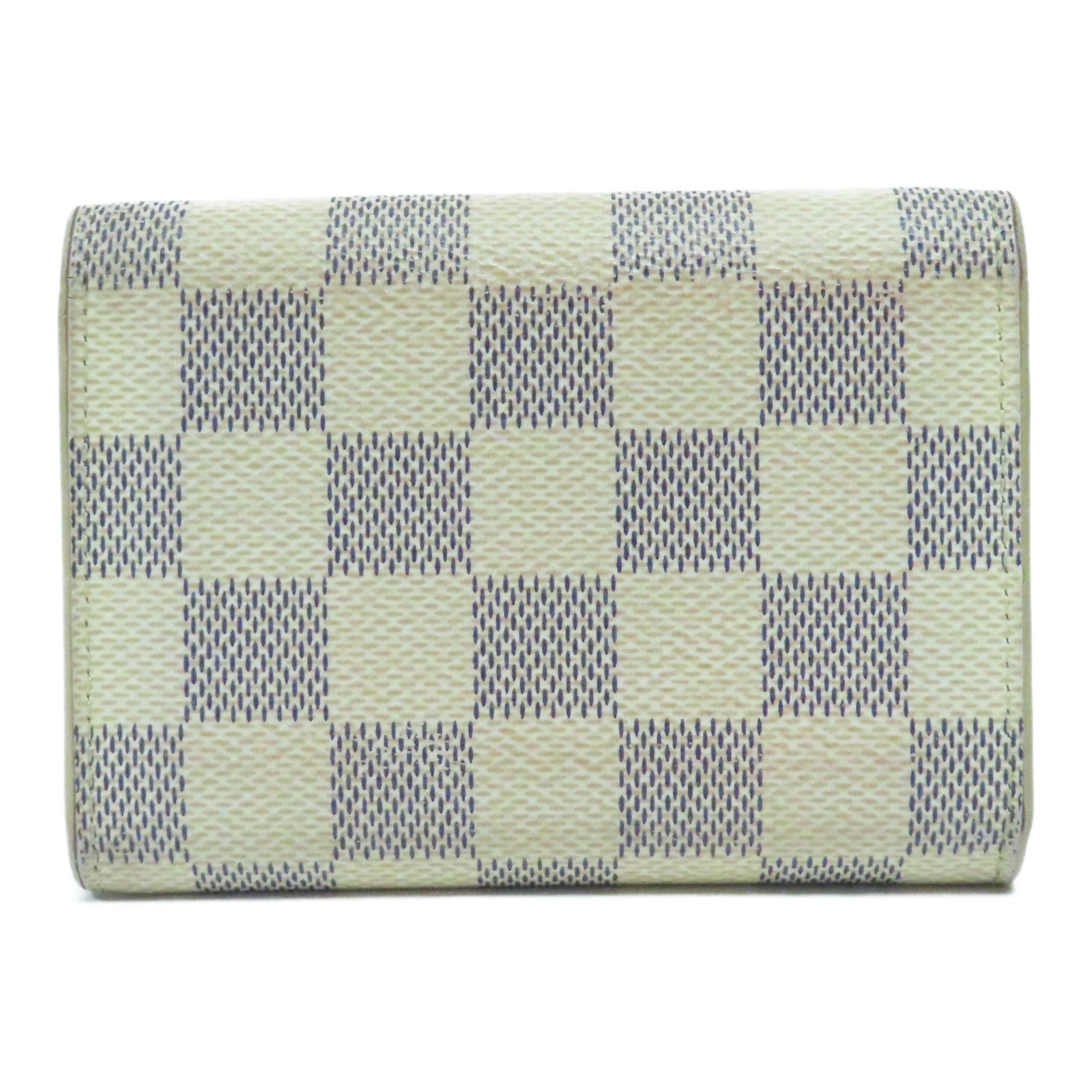 LOUIS VUITTON 【激減優惠】Damier Azur Rosalie Coin Purse金扣零錢包白色/藍色