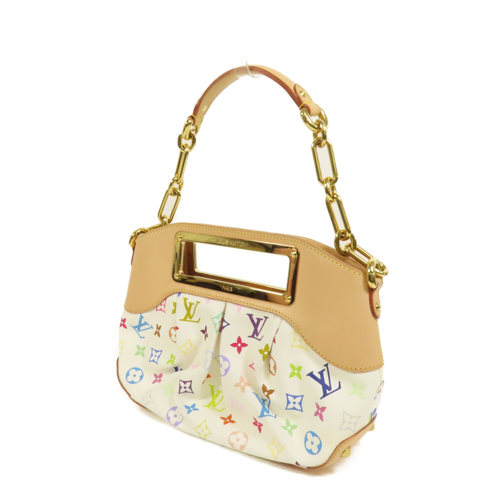 LOUIS VUITTON Monogram Multicolore Judy PM金扣手挽肩背兩用袋