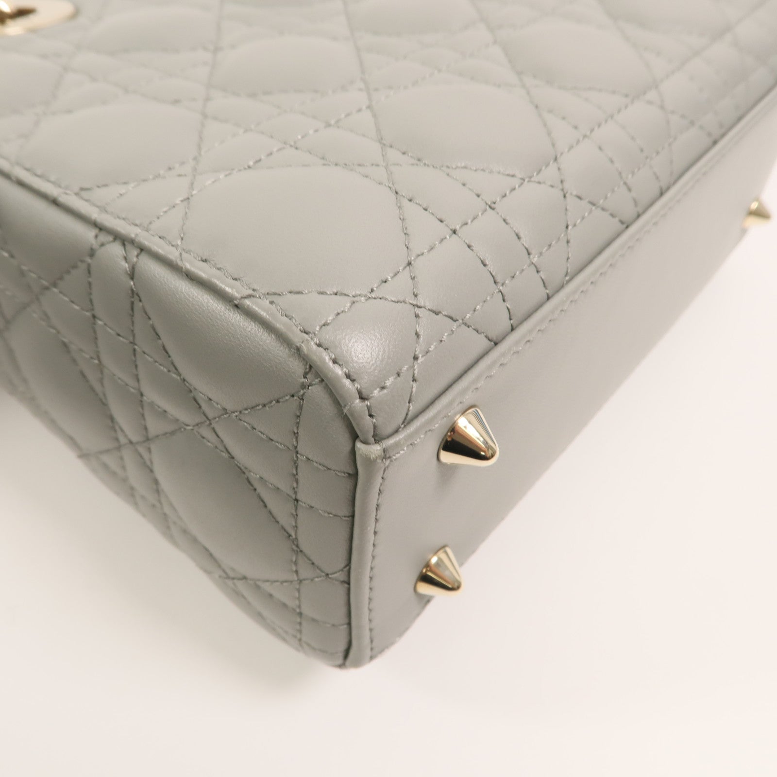 Dior 羊皮皮革Small Lady Dior My ABCDior Bag手挽肩背兩用袋