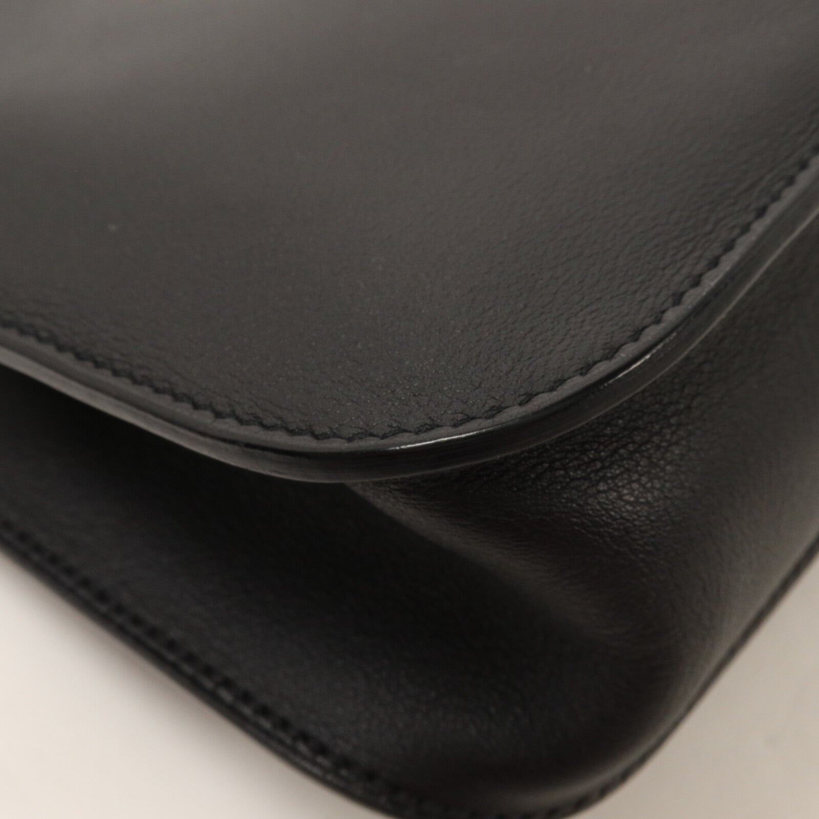 HERMES Swift皮革Mini Halzan手挽肩背兩用袋Noir