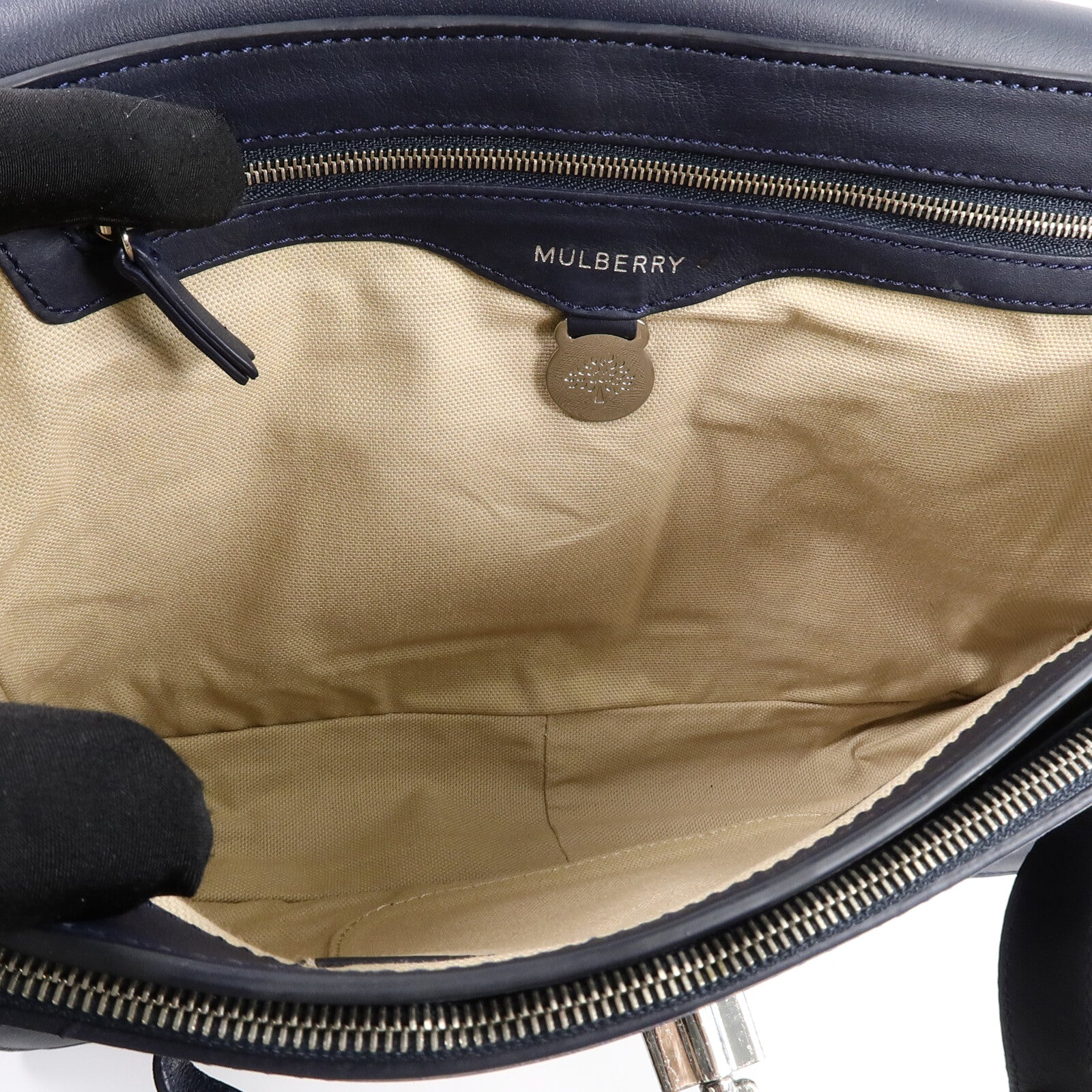 MULBERRY 牛皮皮革Bayswater Shoulder Bag Large肩背袋