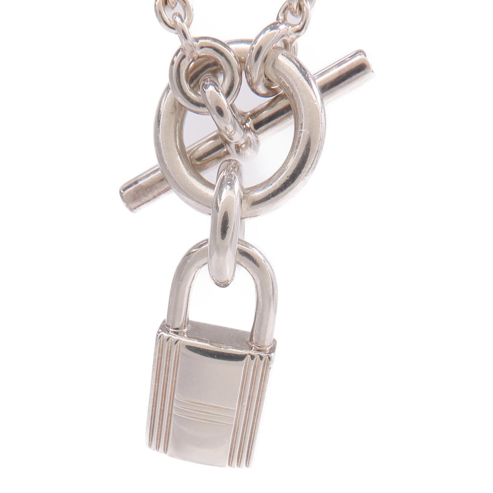 HERMES 925純銀Kelly Cadenas Pendant項鍊