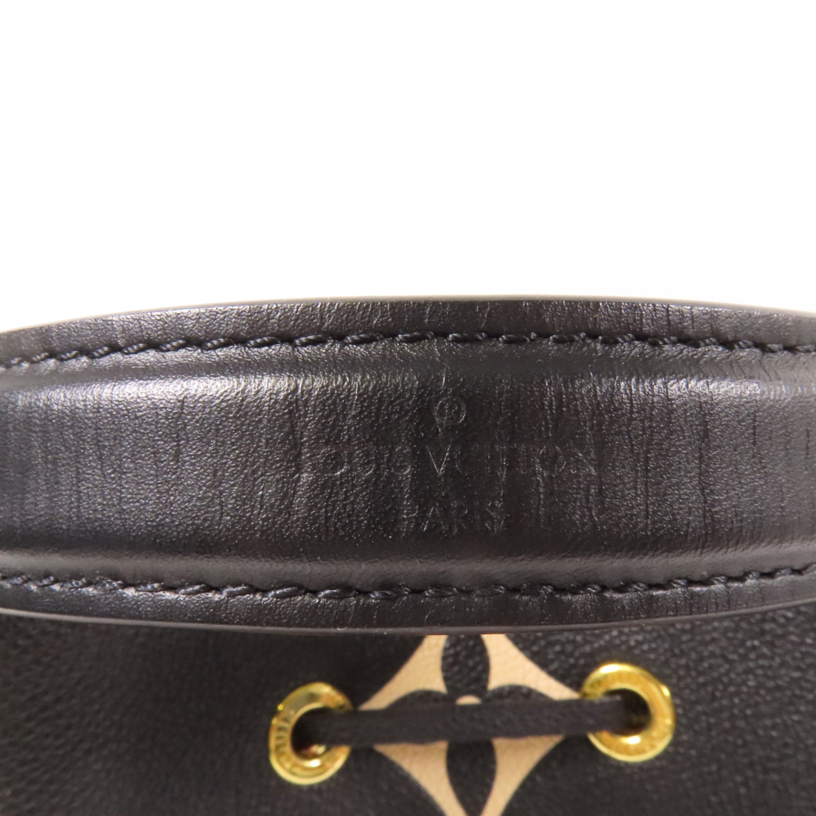 LOUIS VUITTON Monogram Empreinte Bicolor Neo Noe MM金扣手挽肩背兩用袋