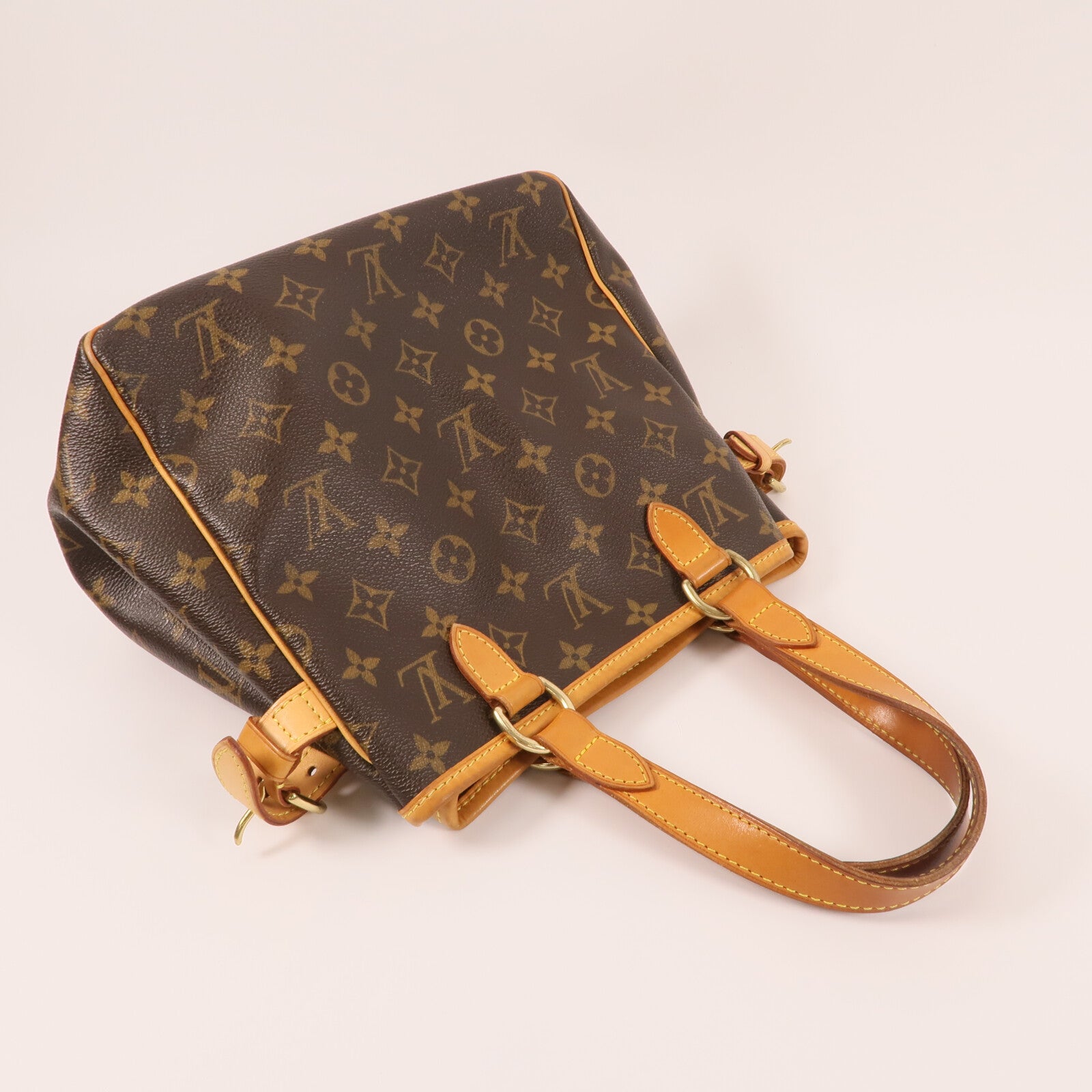 LOUIS VUITTON Monogram Batignolles Vertical金扣手挽袋