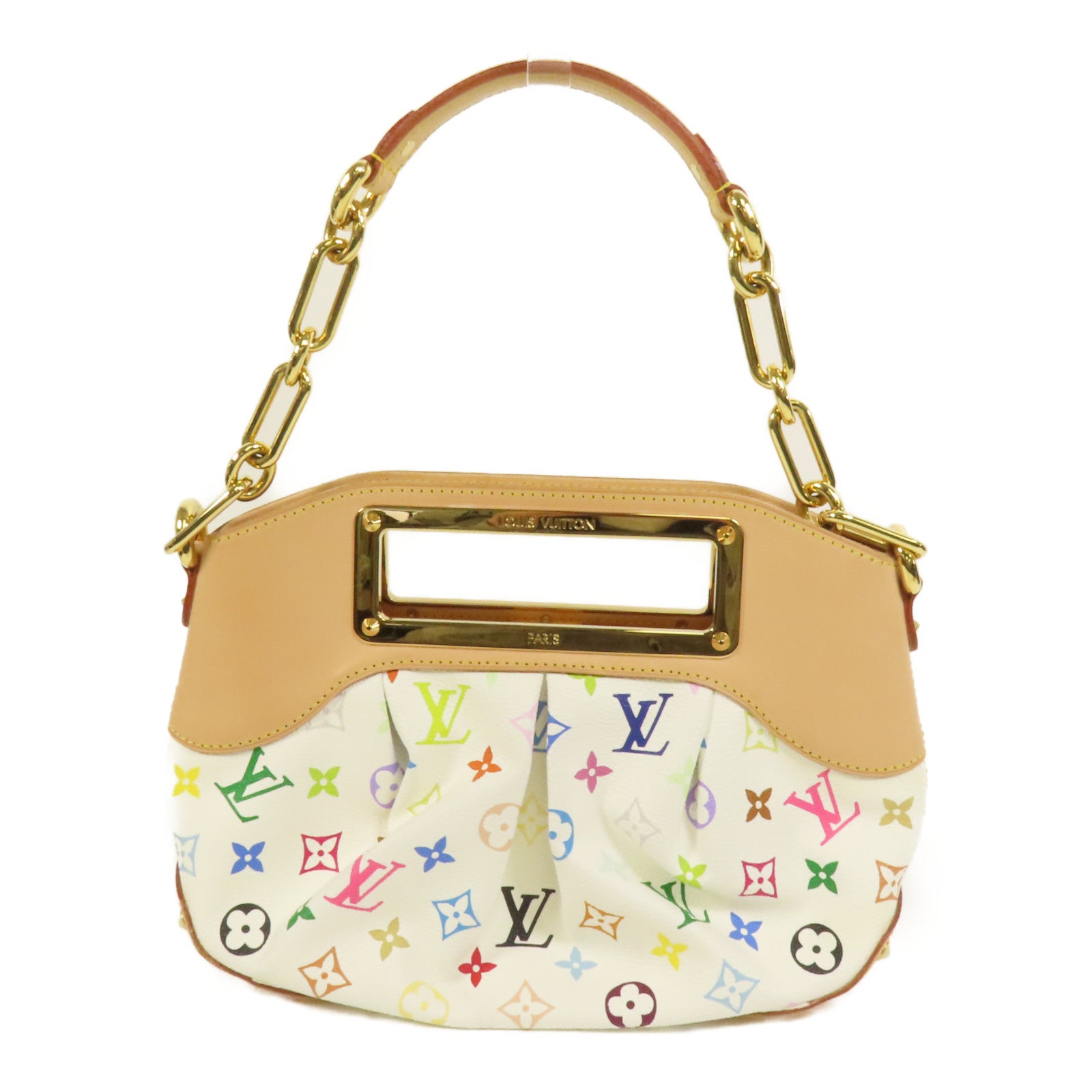 LOUIS VUITTON Monogram Multicolore Judy PM金扣手挽肩背兩用袋