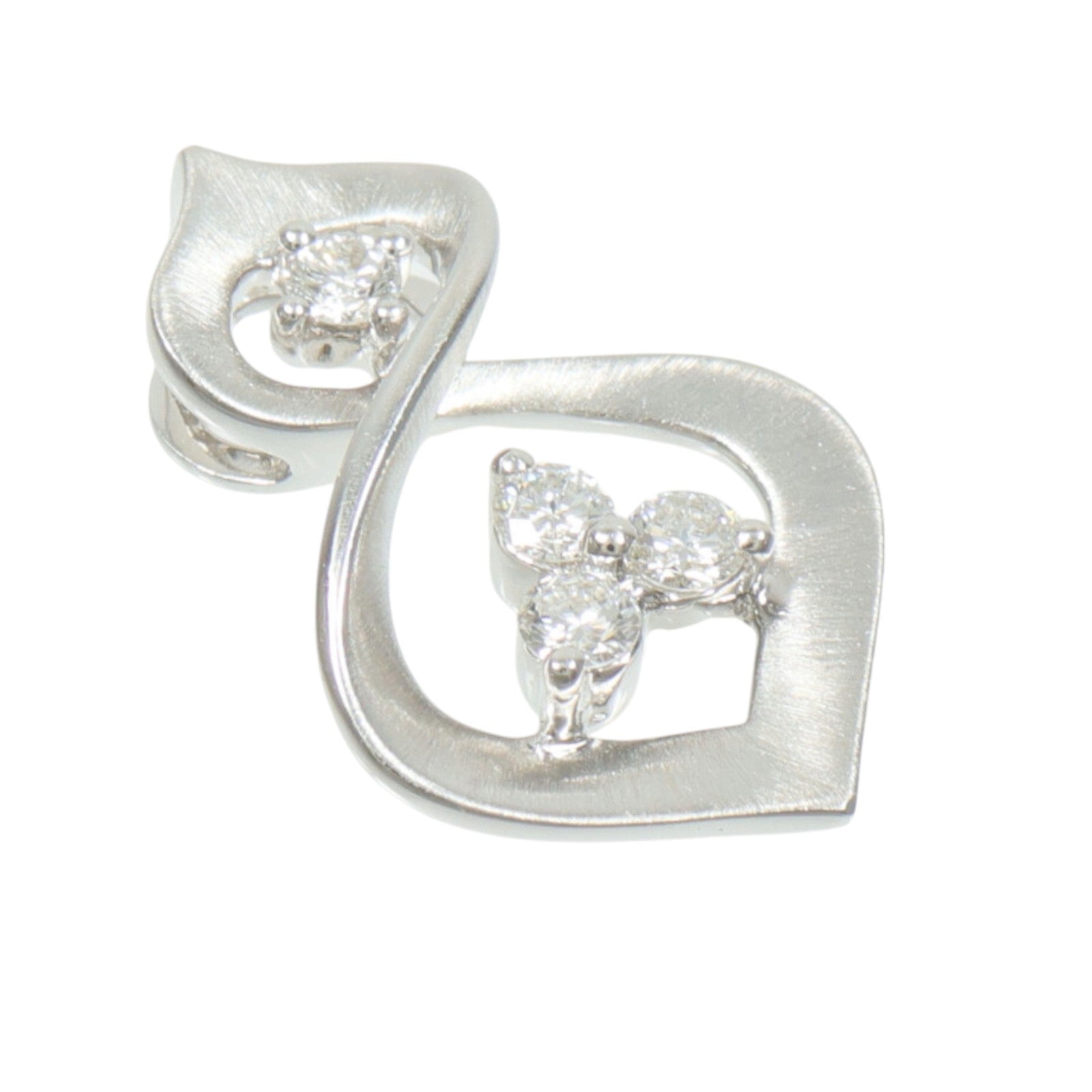 JEWELRY 18K白金Diamond Pendant鑽石吊墜
