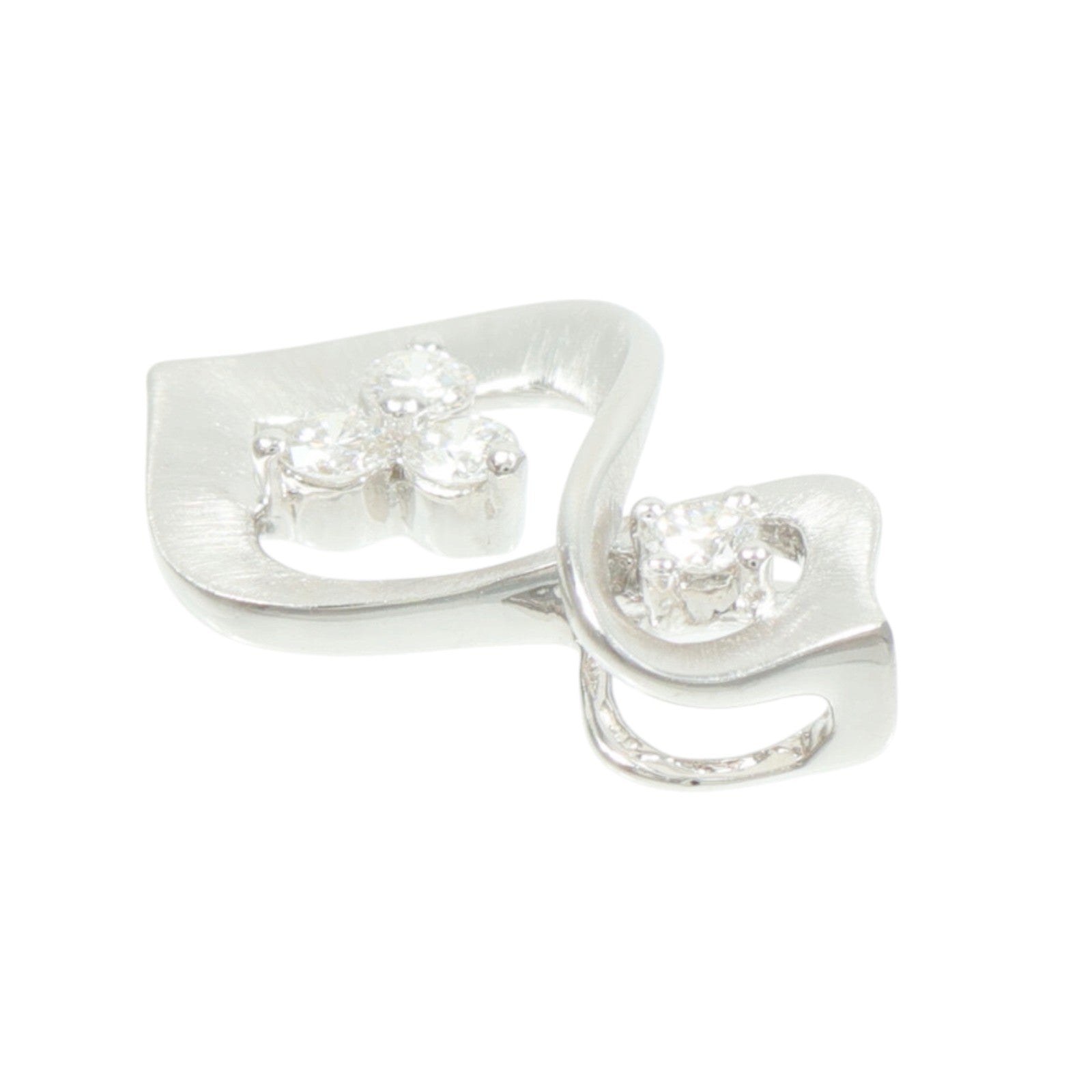 JEWELRY 18K白金Diamond Pendant鑽石吊墜