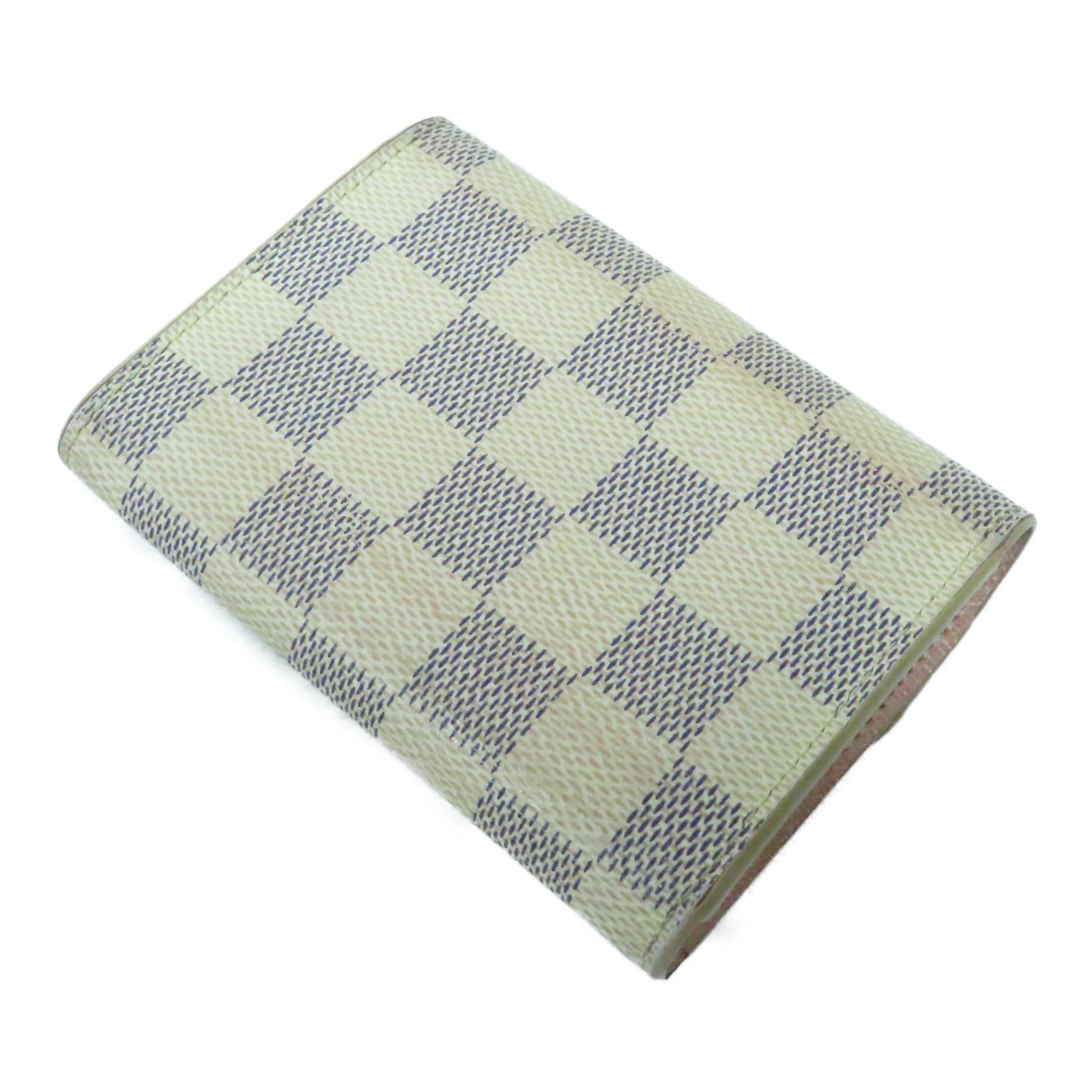 LOUIS VUITTON 【激減優惠】Damier Azur Rosalie Coin Purse金扣零錢包白色/藍色