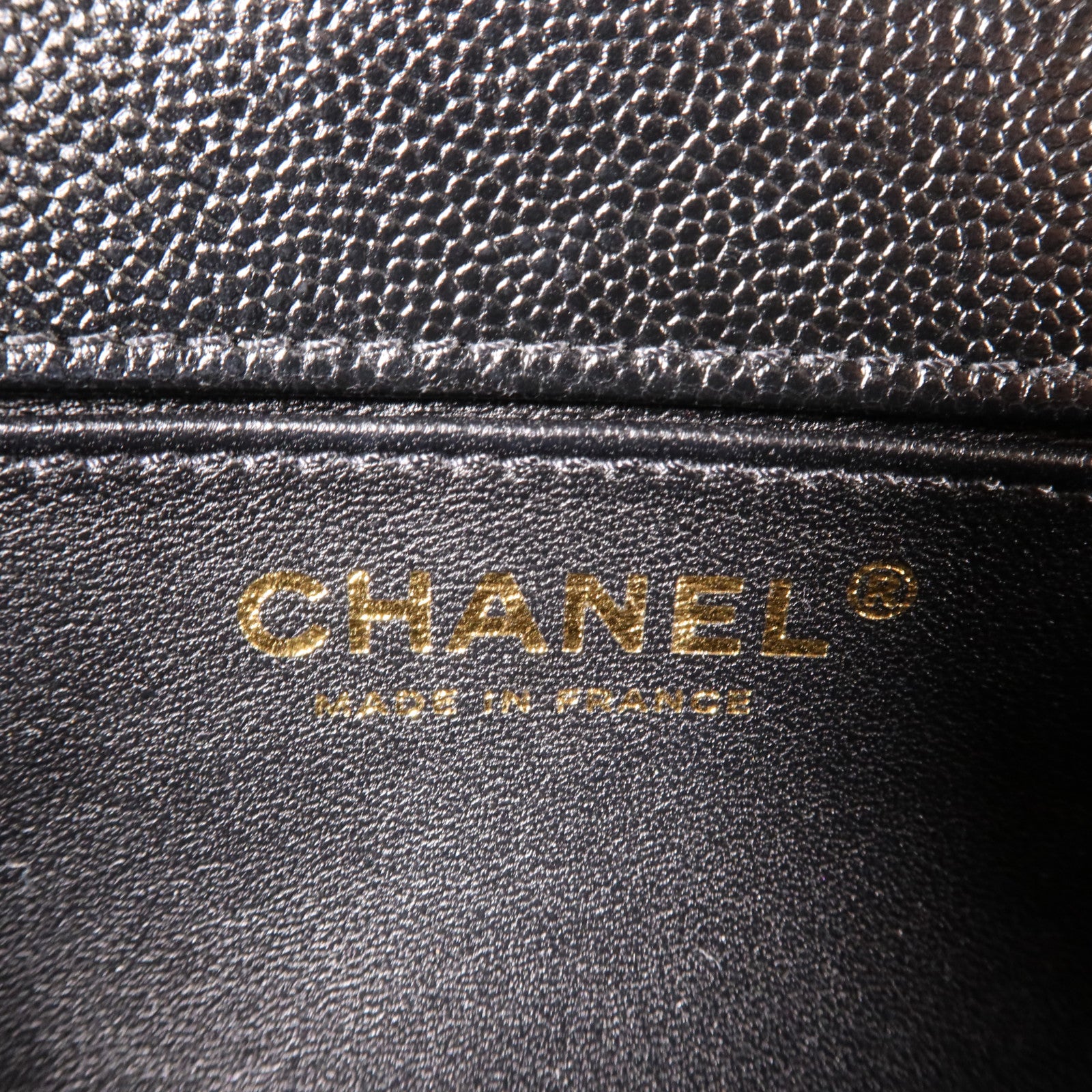 CHANEL 牛皮皮革Boy 20cm金扣鏈帶肩背袋