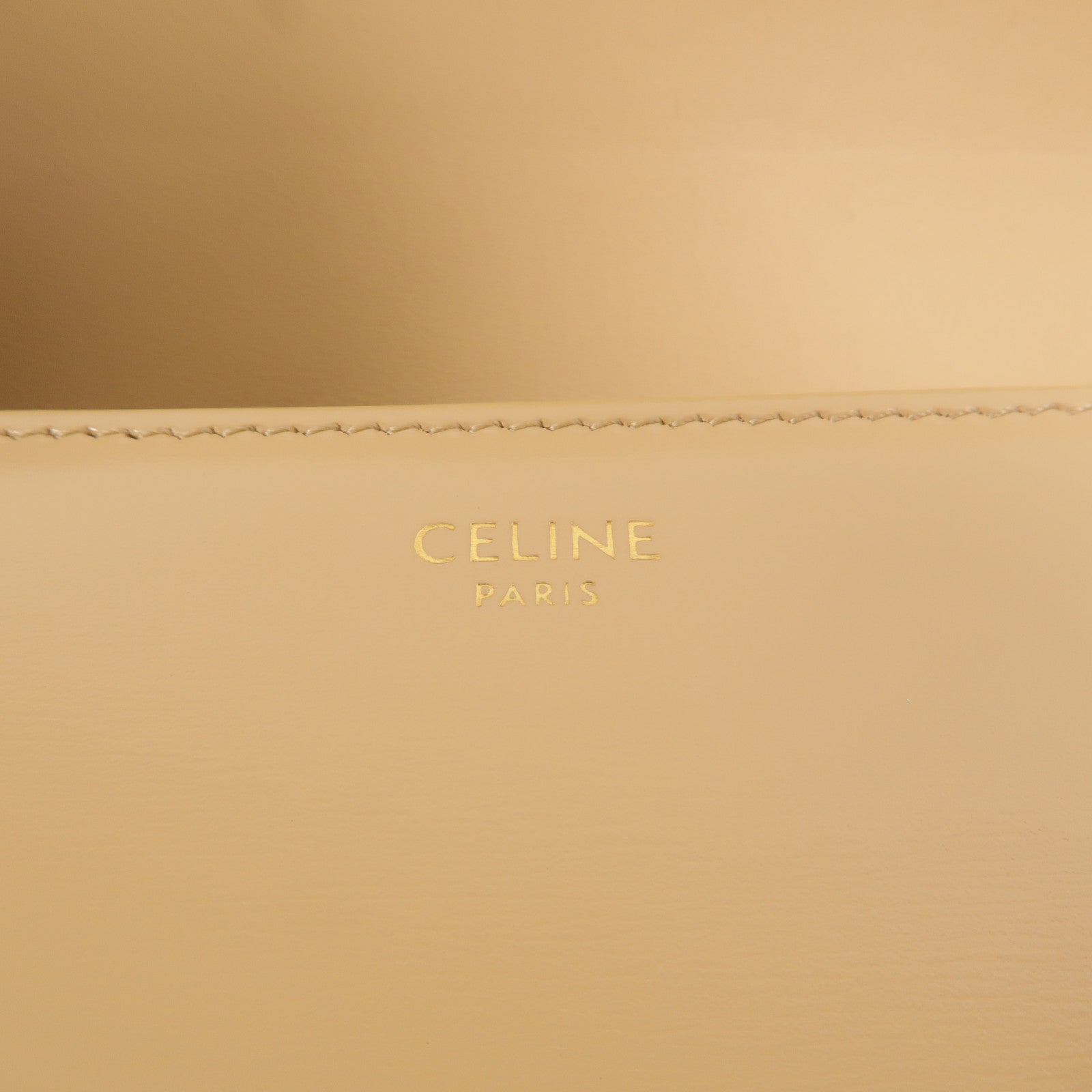 CELINE 牛皮皮革Teen Triomphe肩背袋