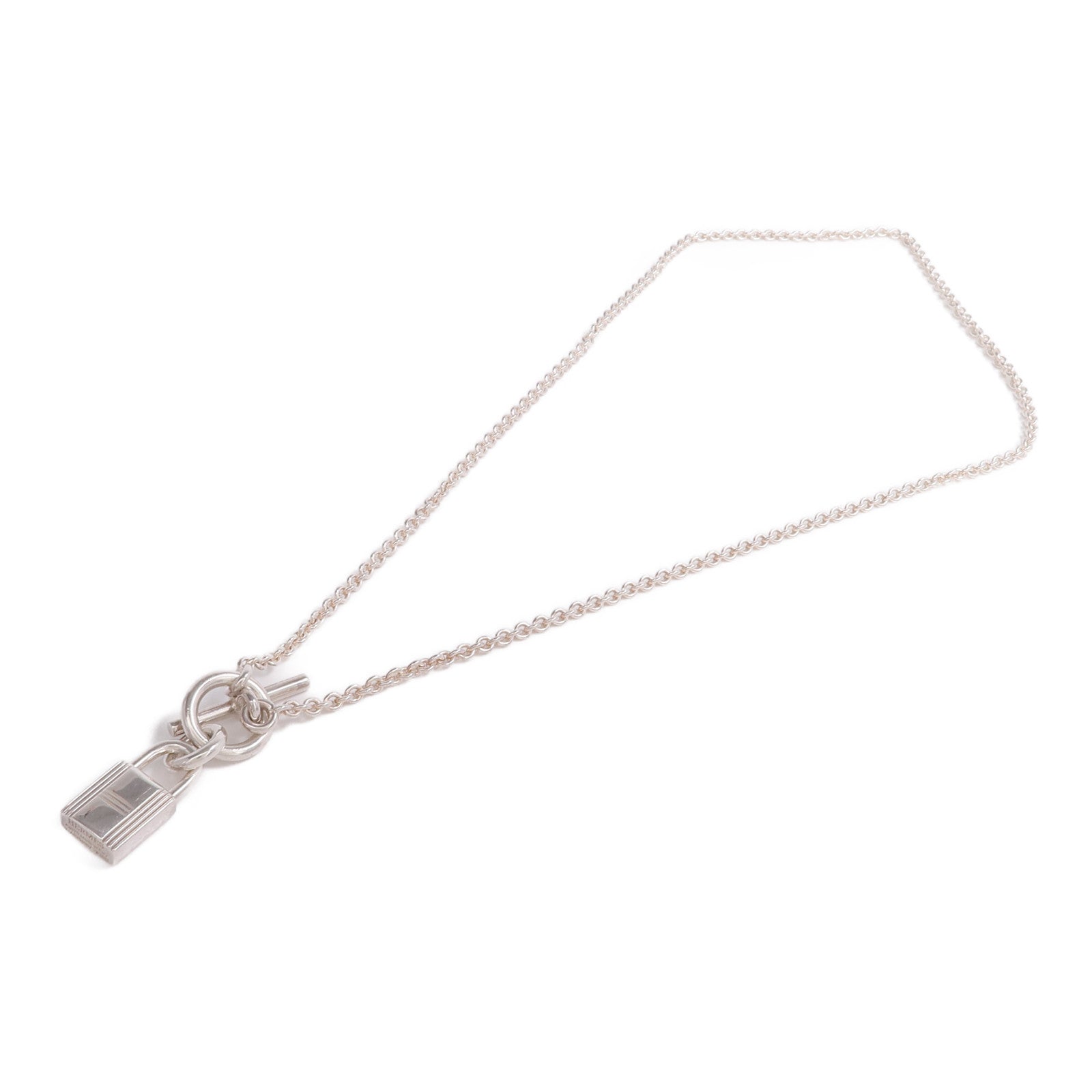 HERMES 925純銀Kelly Cadenas Pendant項鍊
