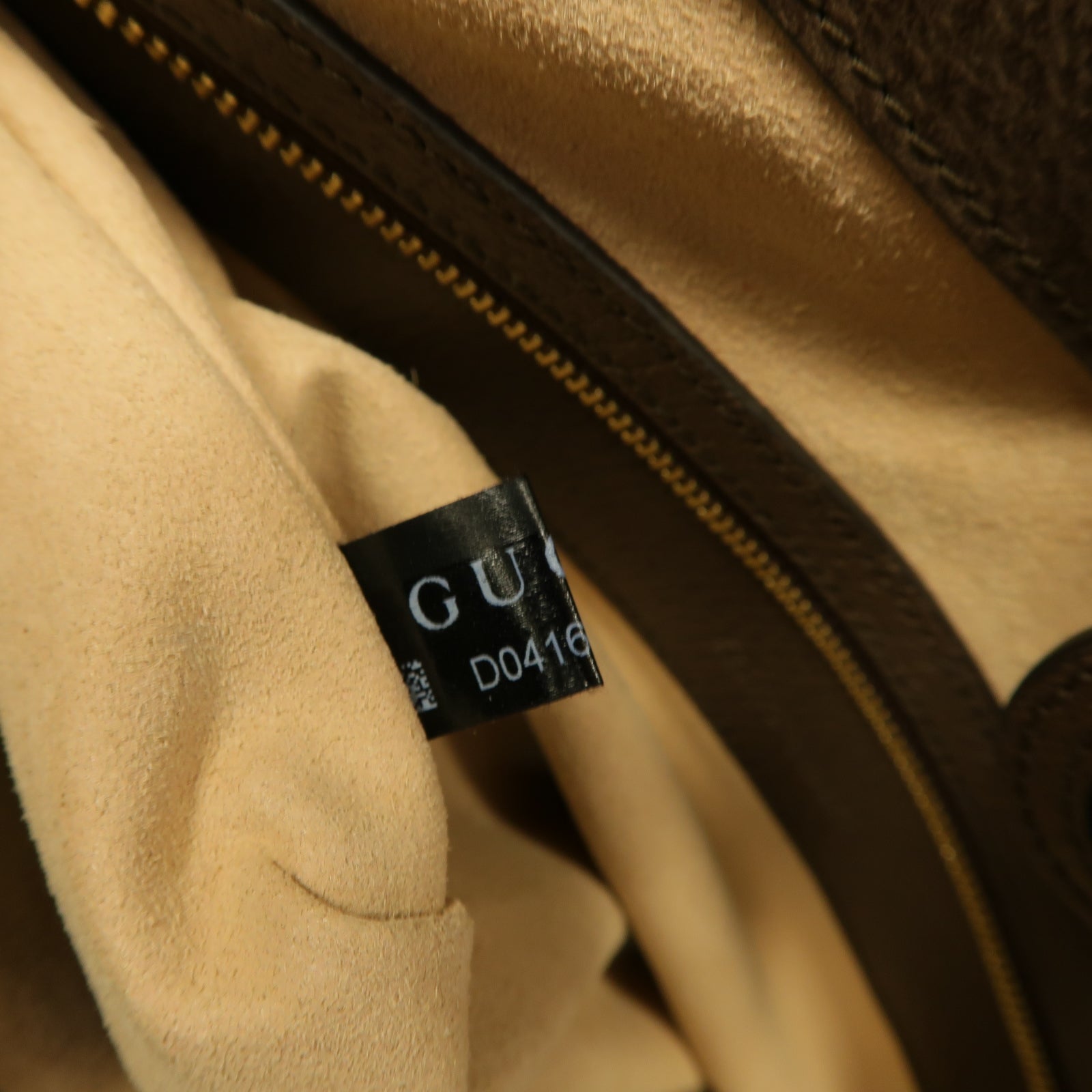 GUCCI 塗層帆布Ophidia GG Medium Tote Bag金扣手挽袋棕色