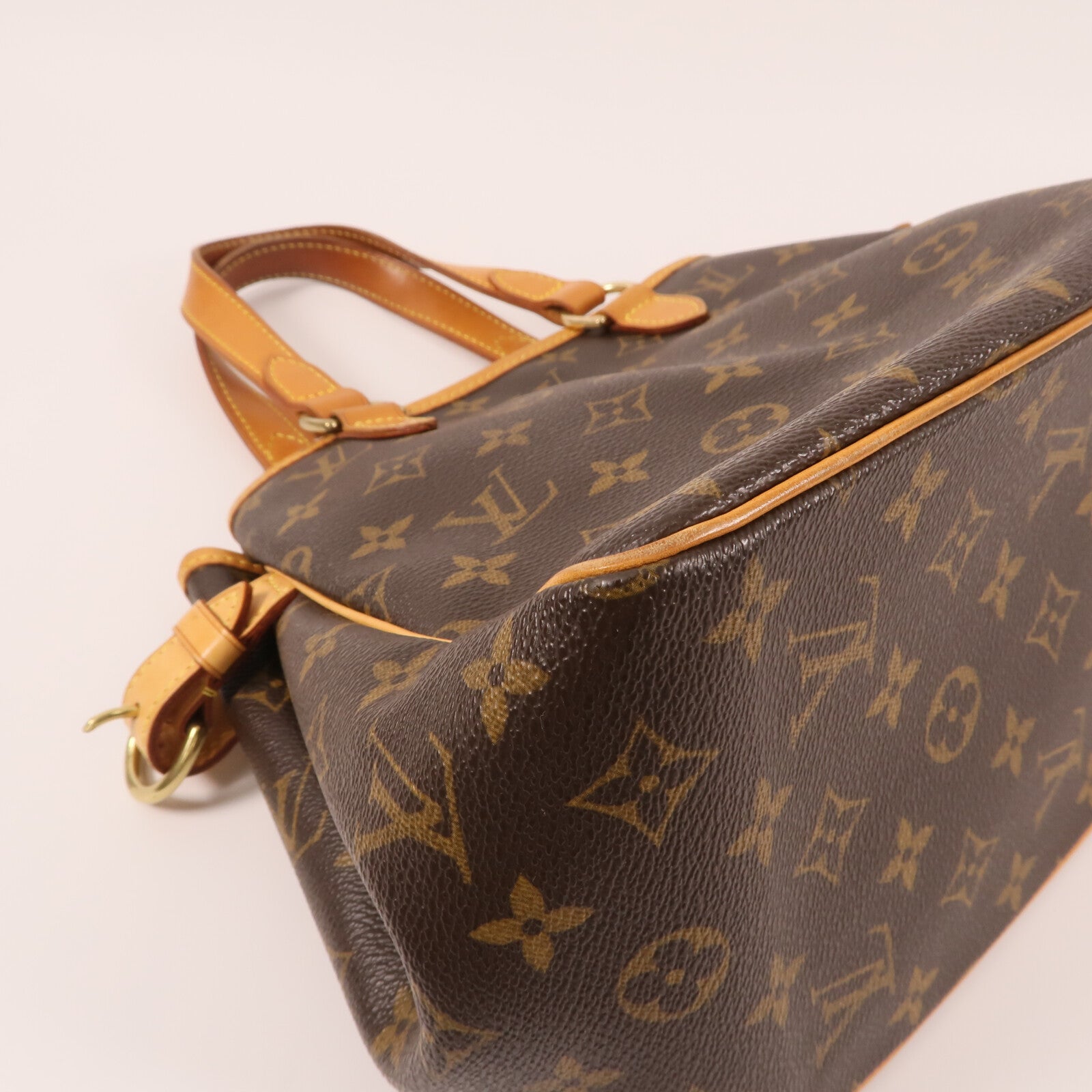 LOUIS VUITTON Monogram Batignolles Vertical金扣手挽袋