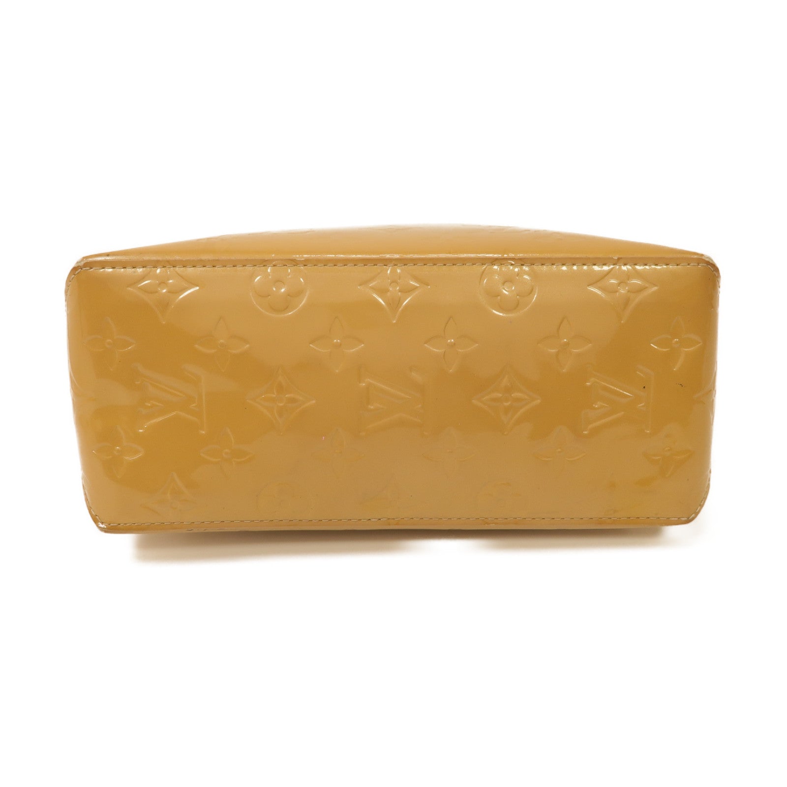 LOUIS VUITTON 【激減優惠】Monogram Vernis Reade PM銀扣手挽袋棕色