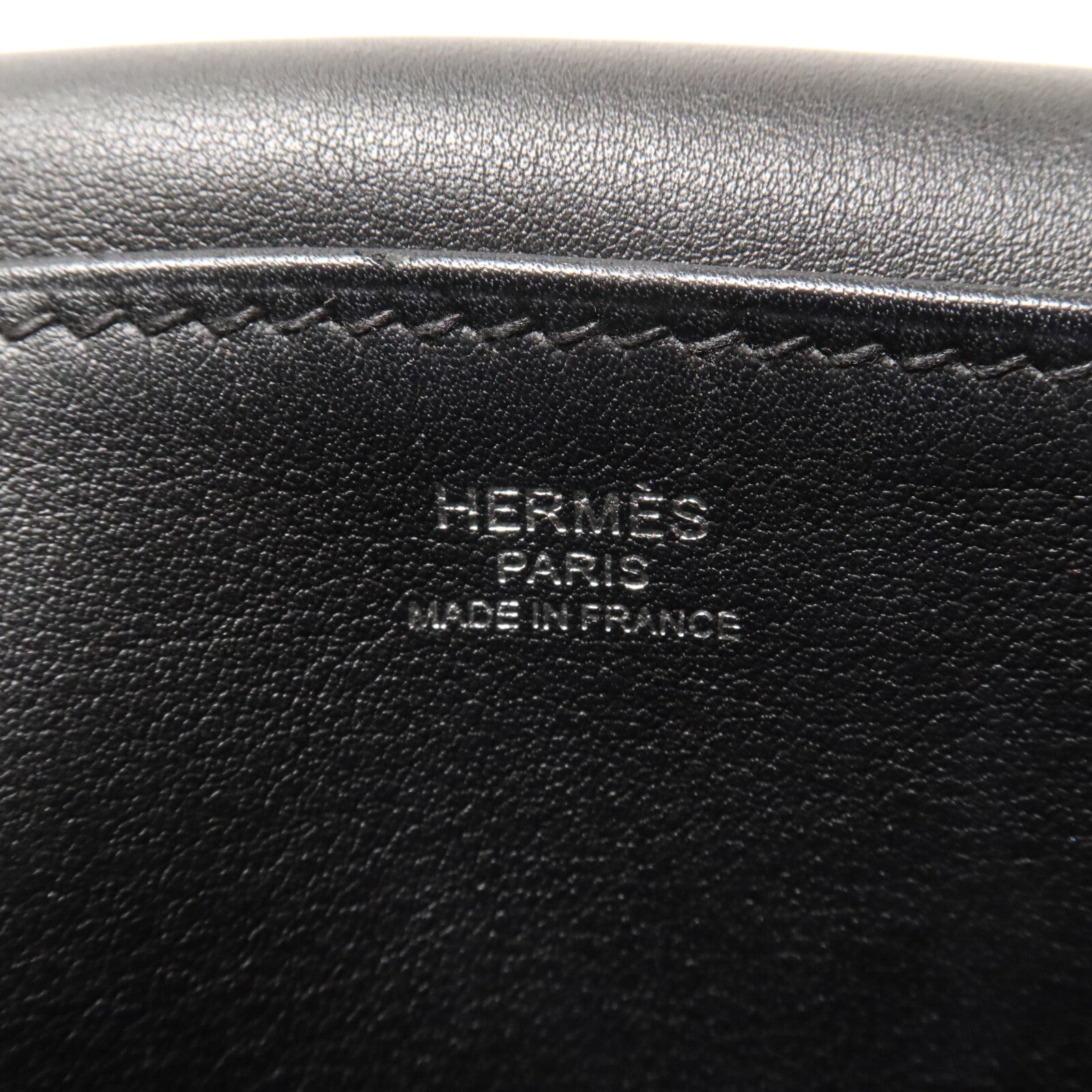 HERMES Swift皮革Mini Halzan手挽肩背兩用袋Noir