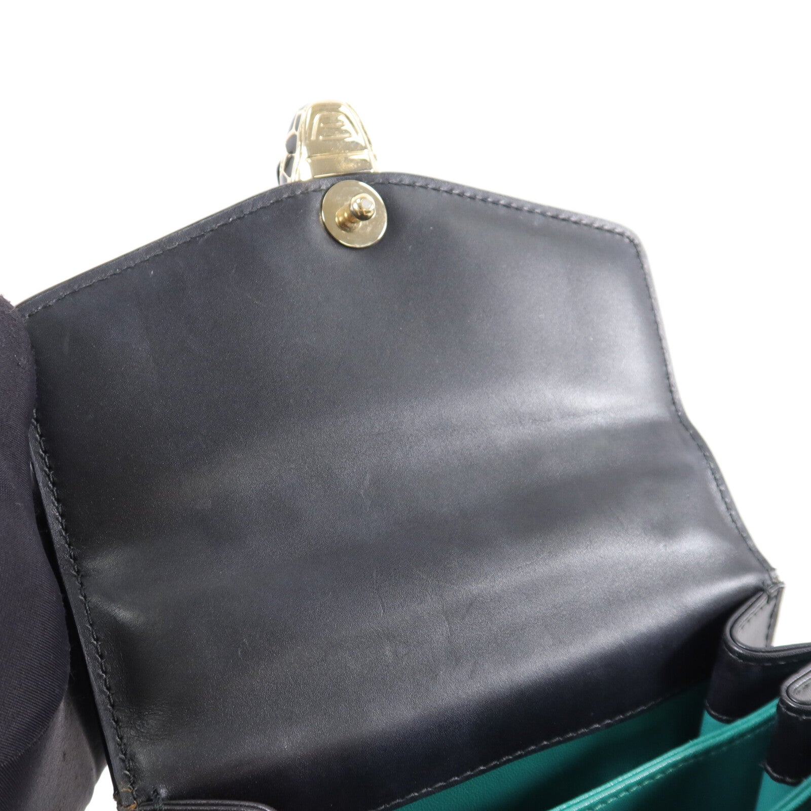 BVLGARI 牛皮皮革Serpenti Forever Small手挽肩背兩用袋