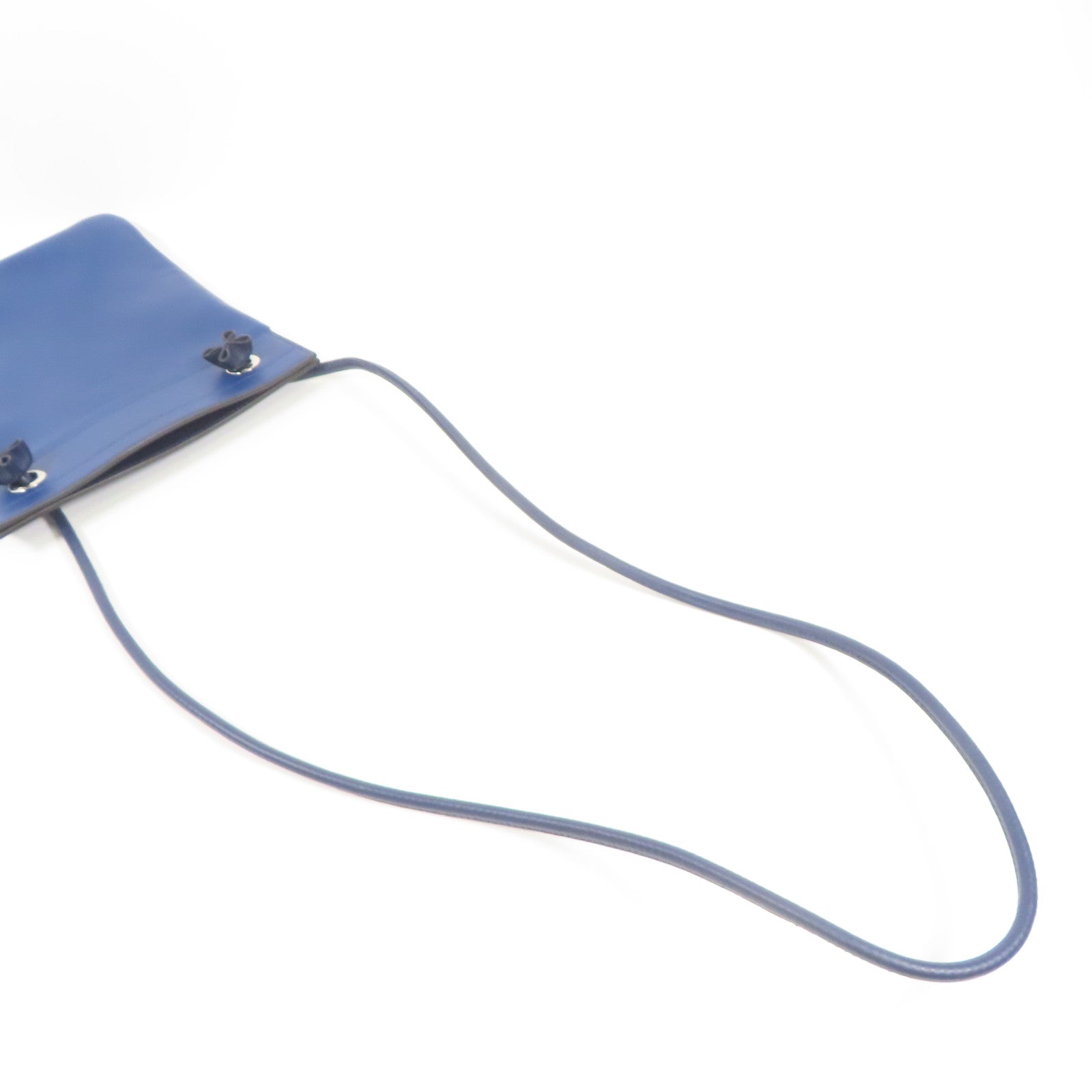 HERMES 【激減優惠】Swift皮革Aline Mini銀扣肩背袋Deep Blue