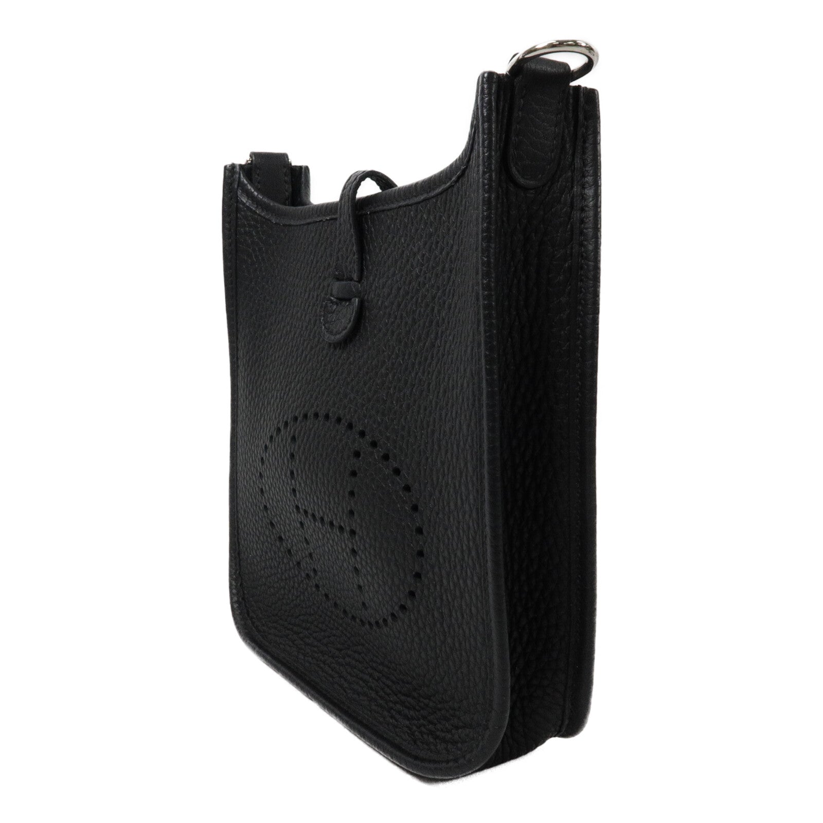 HERMES Clemence皮革Evelyne TPM肩背袋Noir