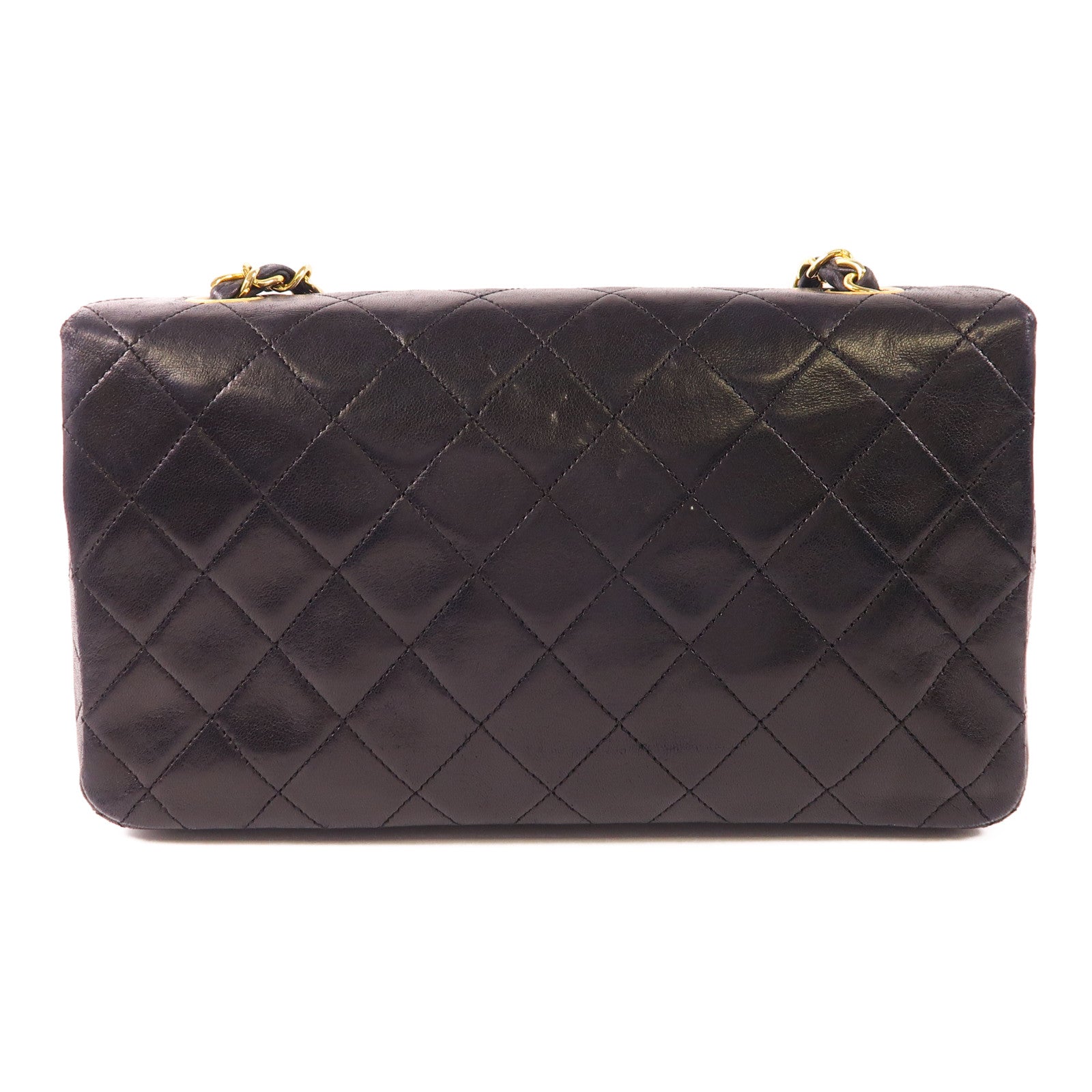 CHANEL 羊皮皮革Vintage Shoulder Bag金扣鏈帶肩背袋