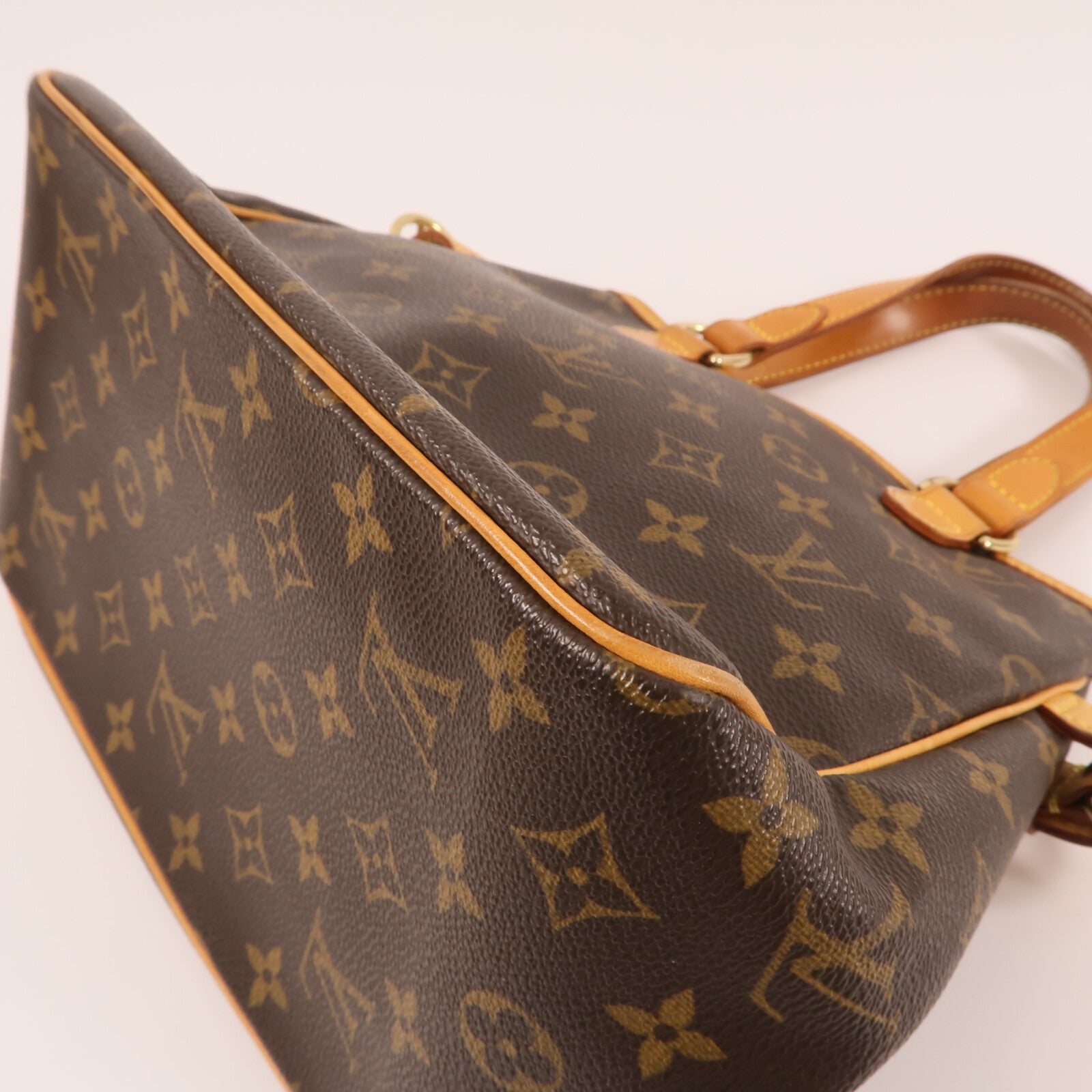 LOUIS VUITTON Monogram Batignolles Vertical金扣手挽袋