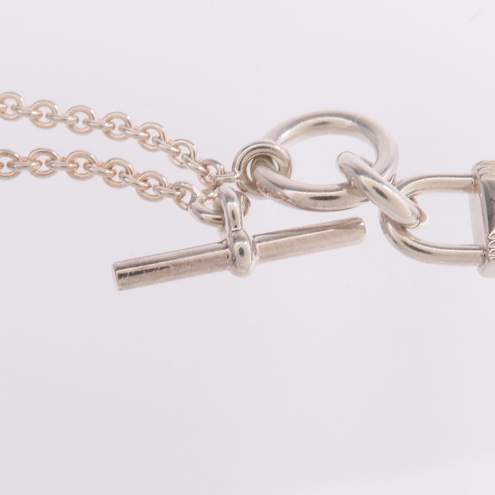 HERMES 925純銀Kelly Cadenas Pendant項鍊