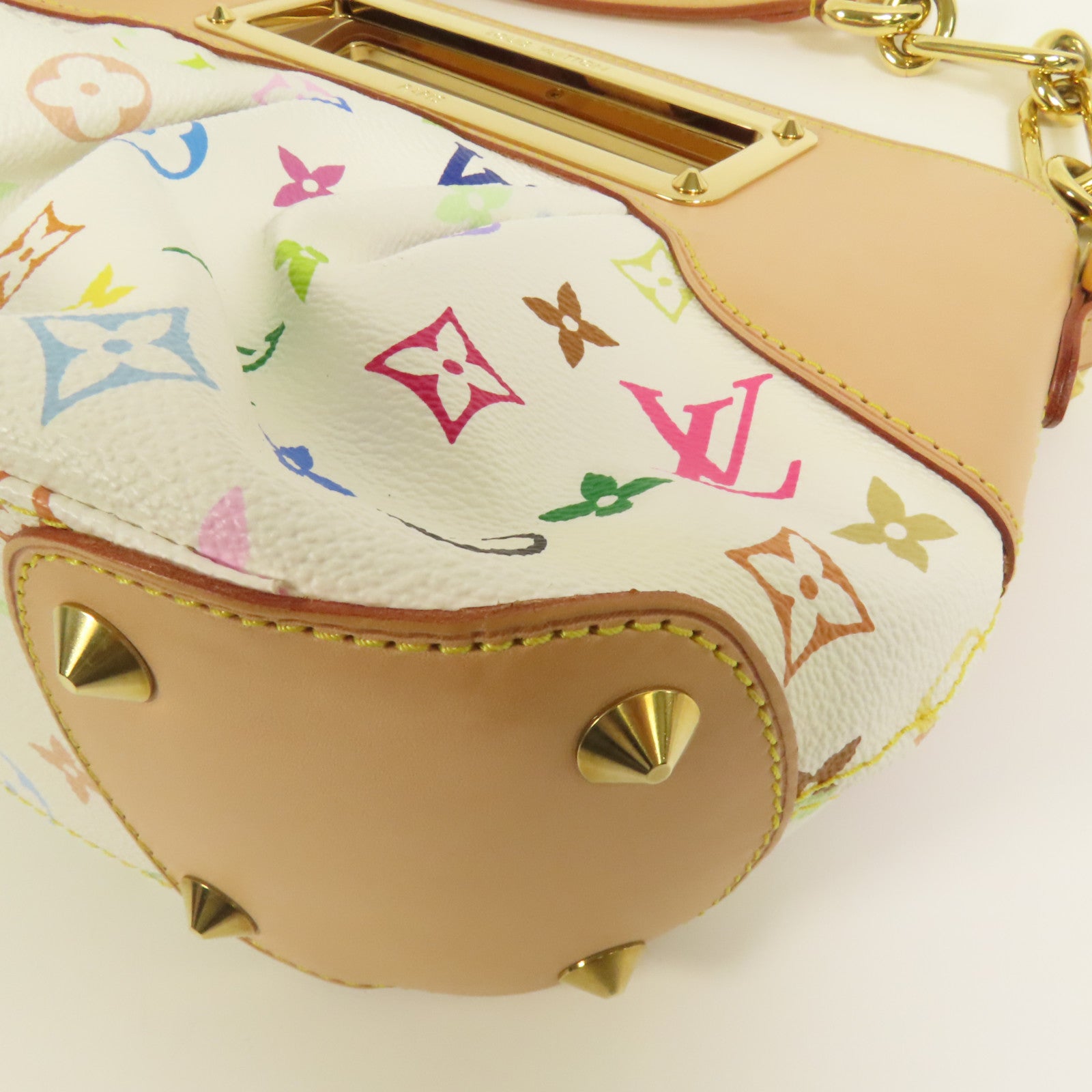 LOUIS VUITTON Monogram Multicolore Judy PM金扣手挽肩背兩用袋
