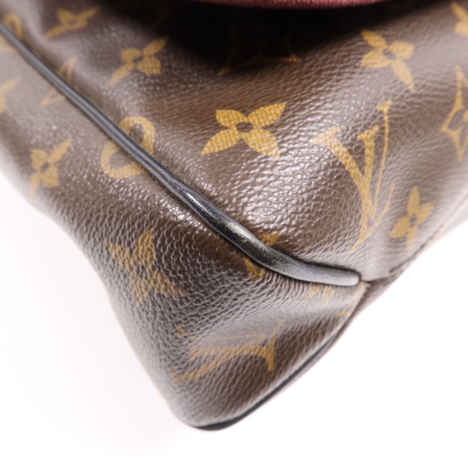 LOUIS VUITTON Monogram Macassar Distrist MM銀扣肩背袋