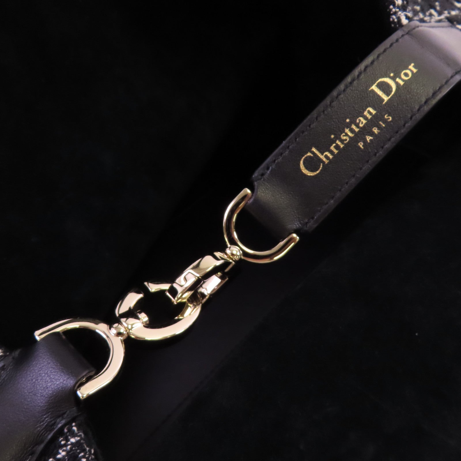 Dior 斜紋軟呢Toujours Tote金扣手挽袋