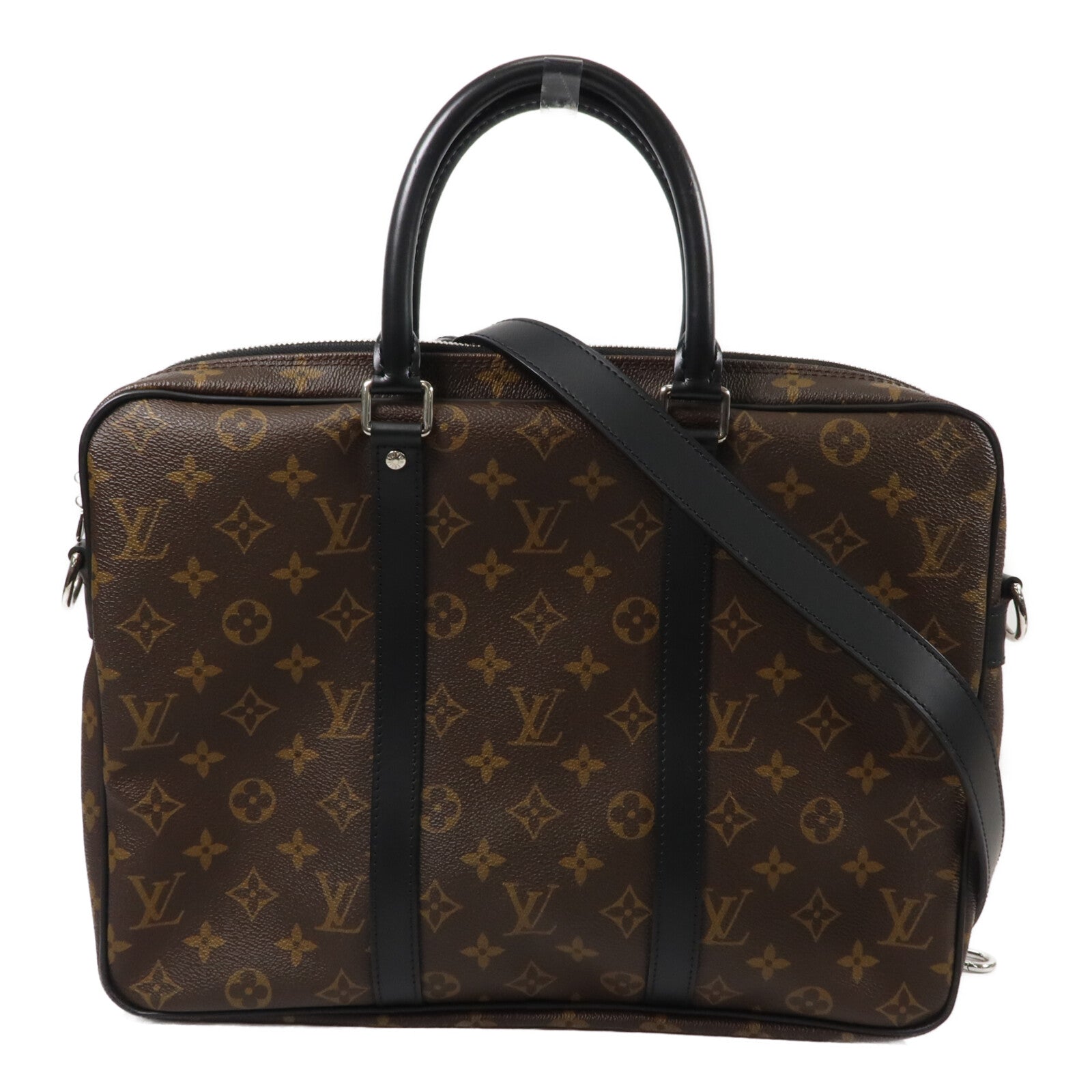 LOUIS VUITTON Monogram Porte-Documents Voyage PM手挽肩背兩用袋