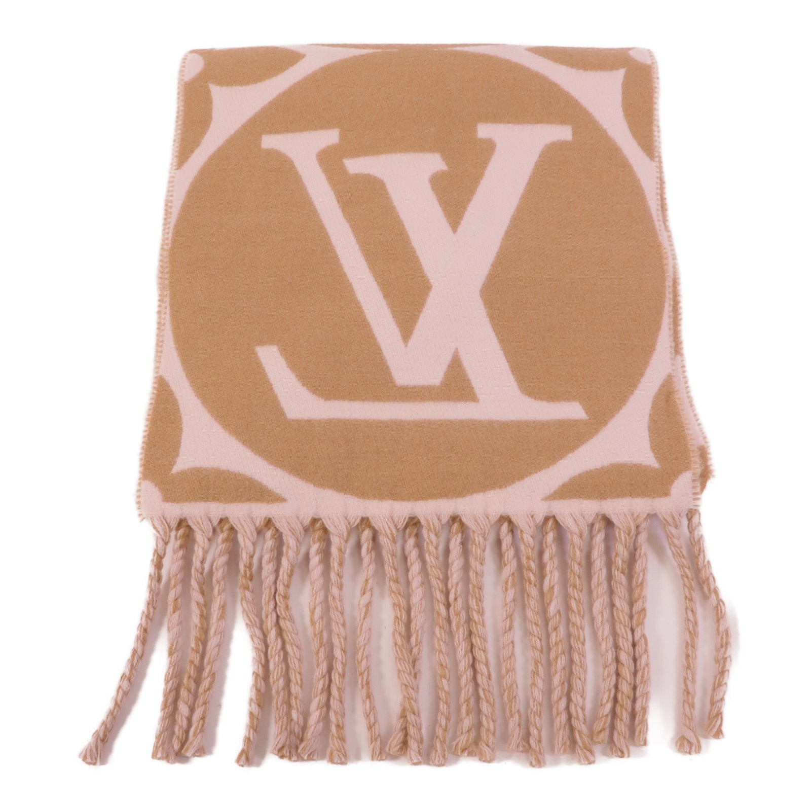 LOUIS VUITTON Cashmere Medailion圍巾