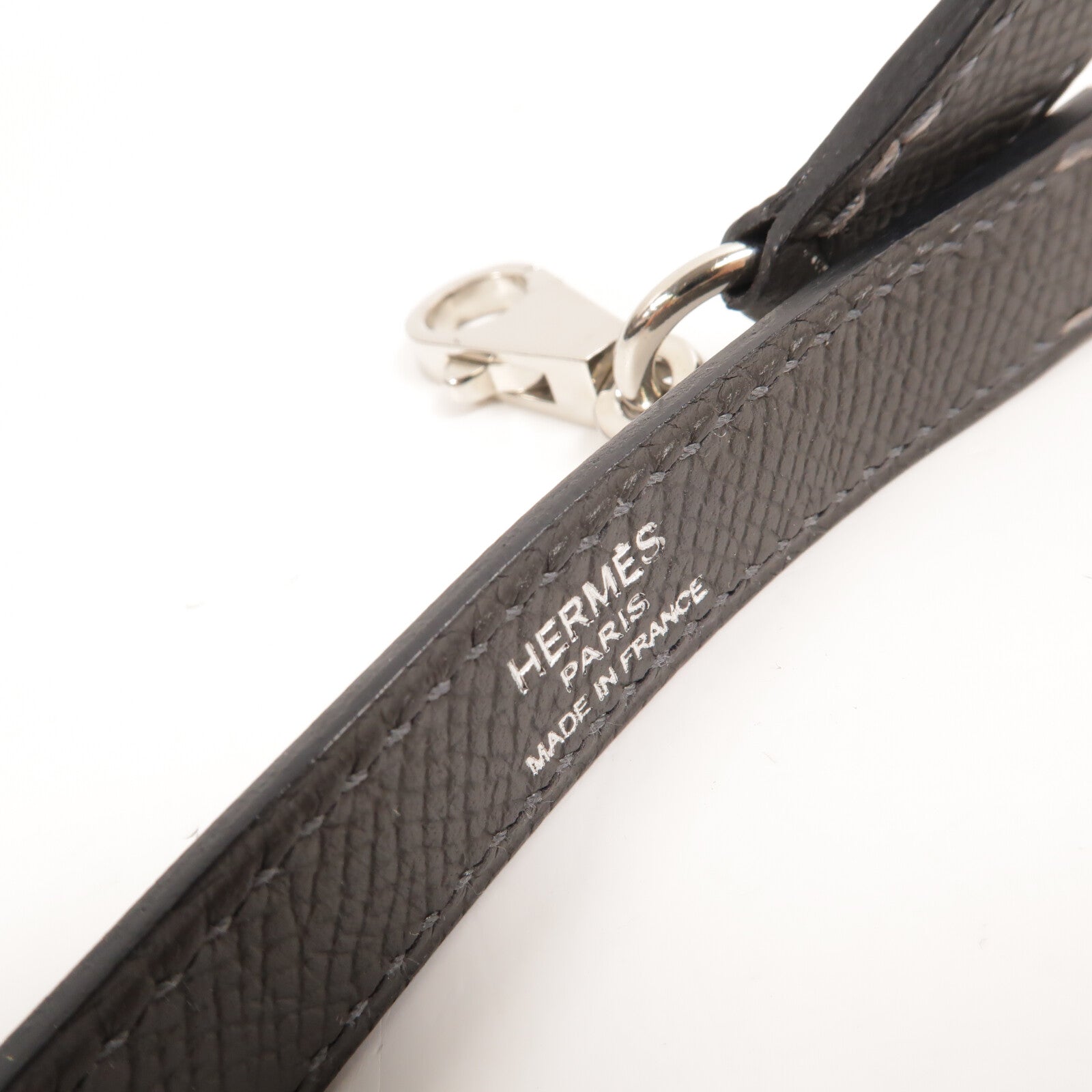 HERMES Epsom皮革Kelly 35手挽肩背兩用袋Graphite