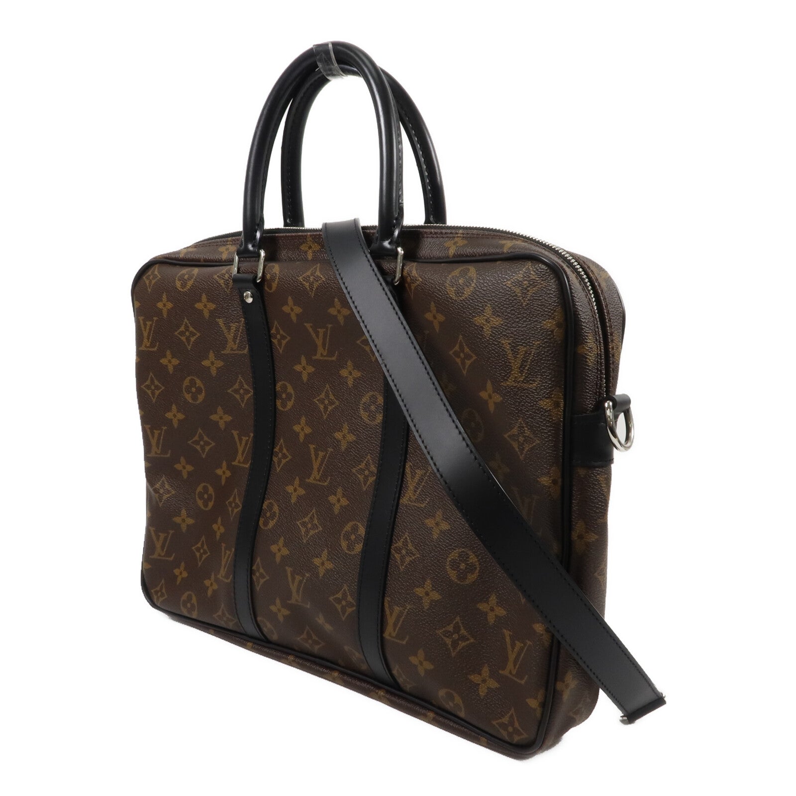 LOUIS VUITTON Monogram Porte-Documents Voyage PM手挽肩背兩用袋