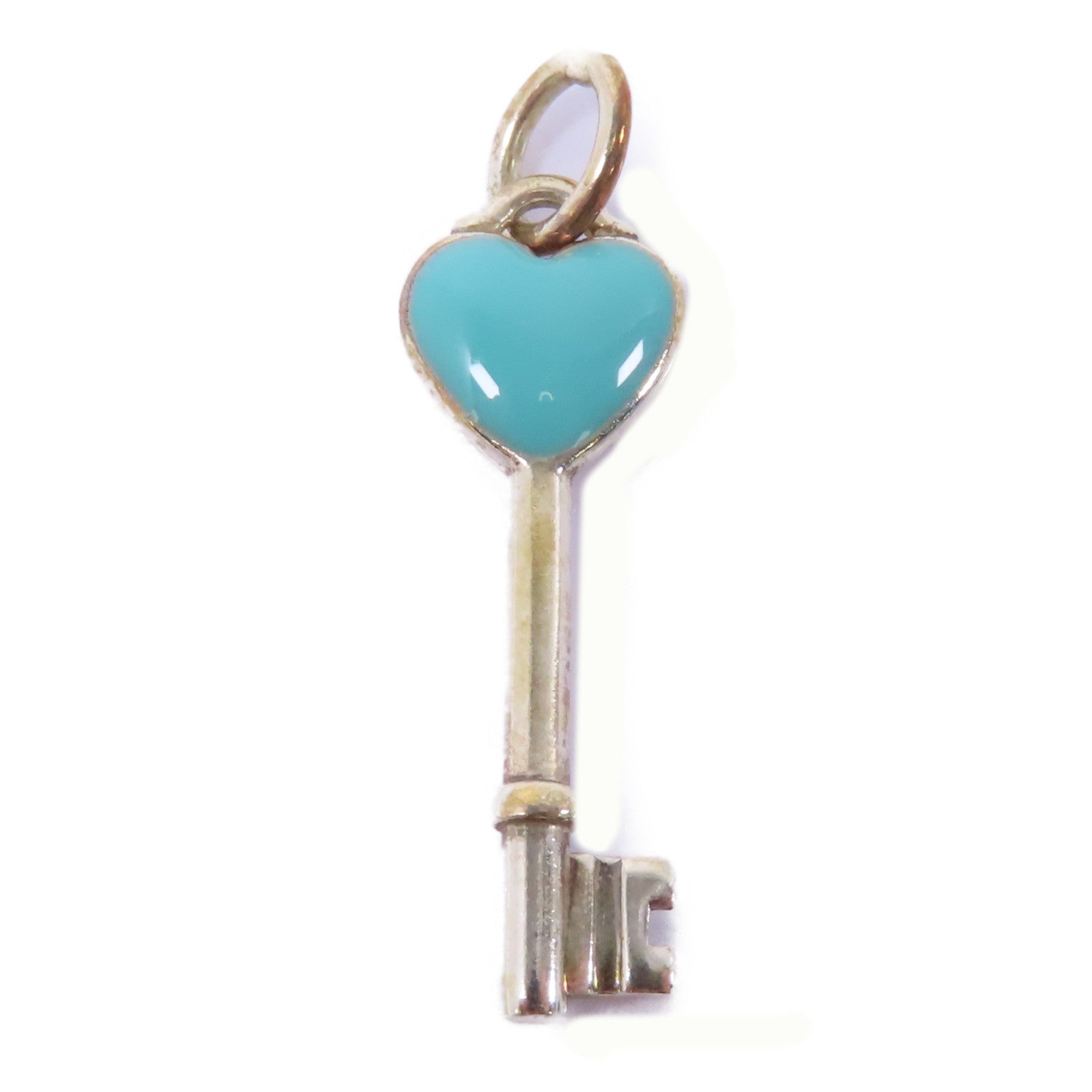TIFFANY＆CO 925純銀Pendant Top吊墜銀色/藍色