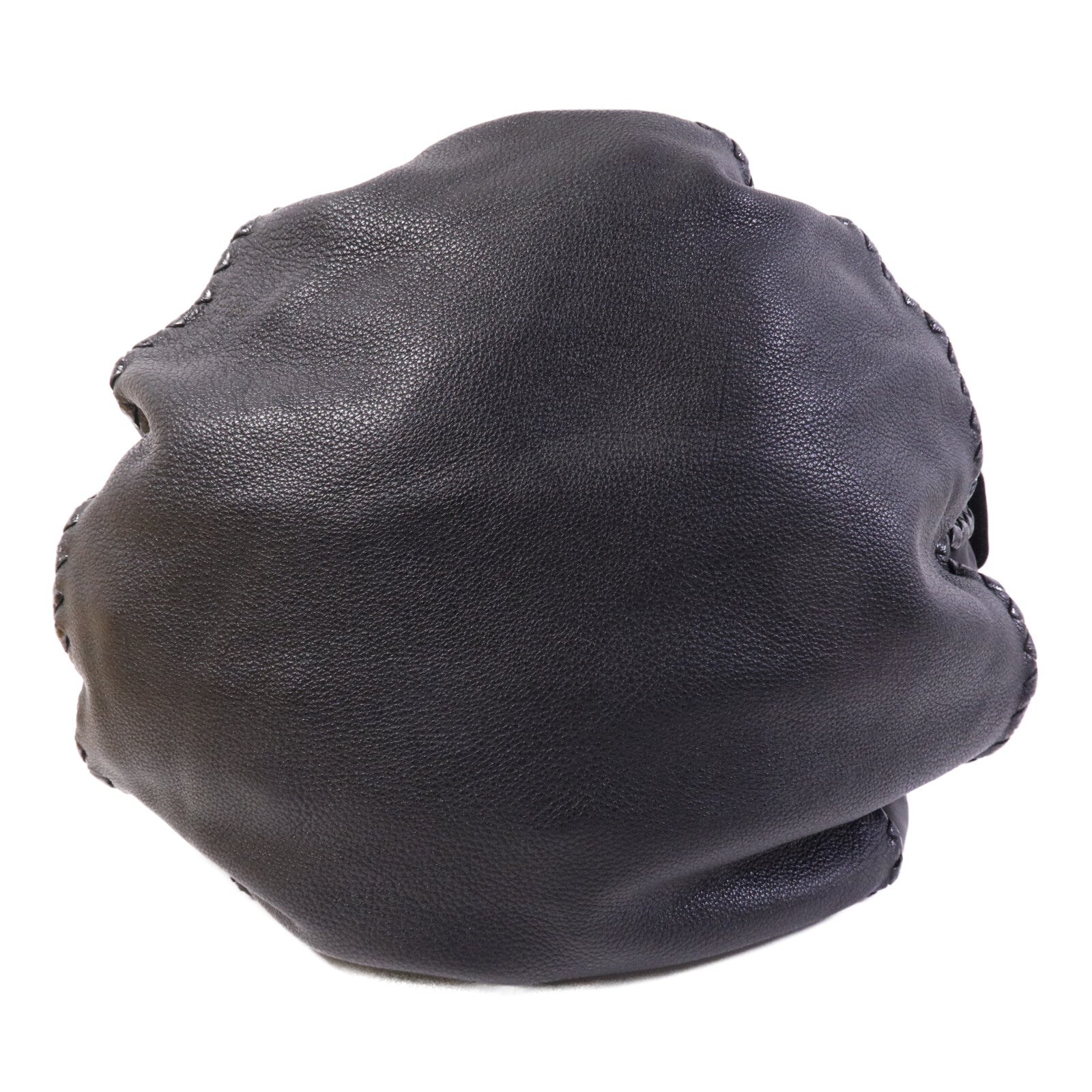 BOTTEGA VENETA 牛皮皮革Cushion Bag銀扣手挽袋