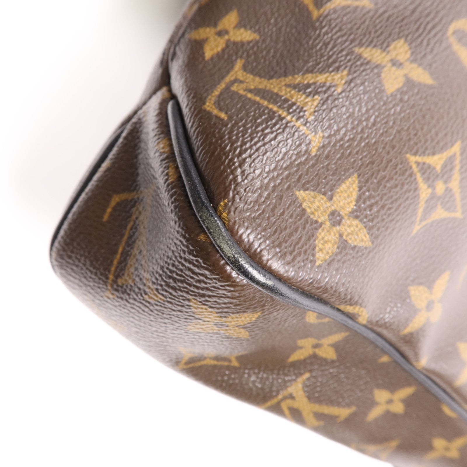 LOUIS VUITTON Monogram Macassar Distrist MM銀扣肩背袋