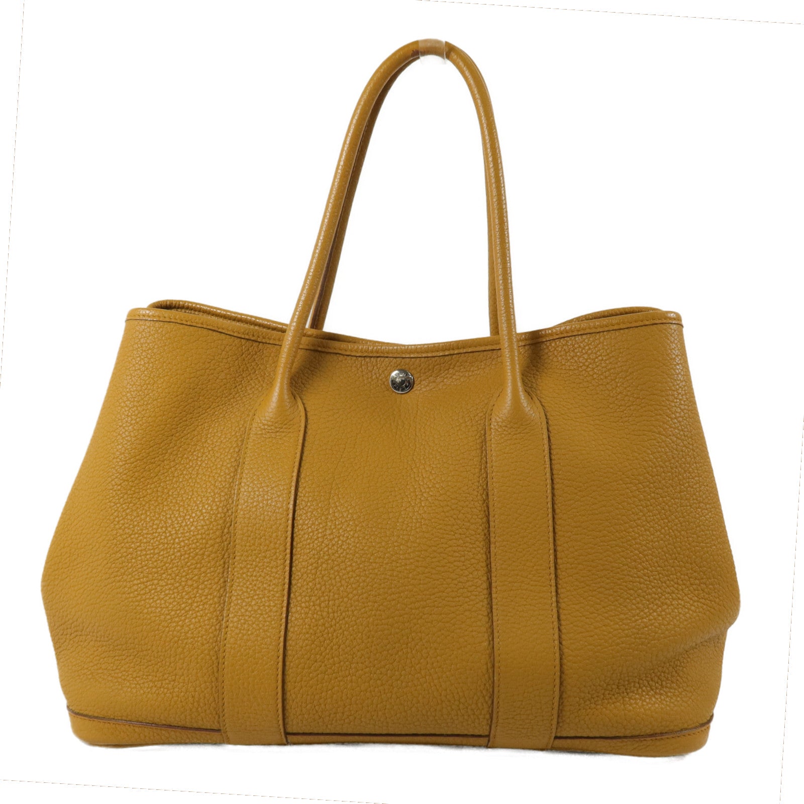 HERMES Negonda皮革Garden Party PM手挽袋Sesame