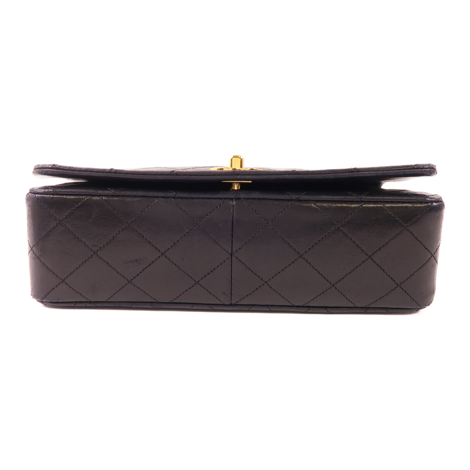 CHANEL 羊皮皮革Vintage Shoulder Bag金扣鏈帶肩背袋