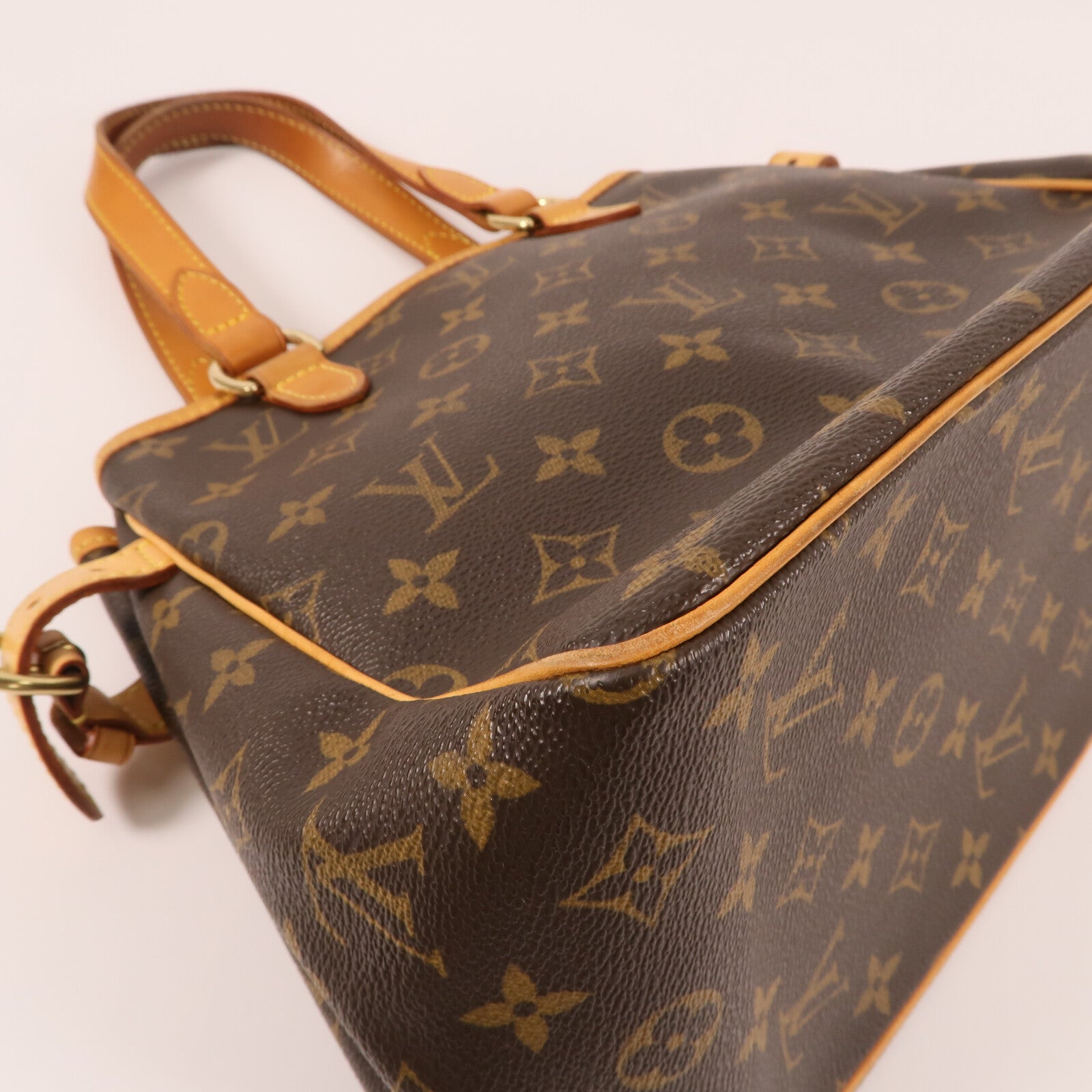LOUIS VUITTON Monogram Batignolles Vertical金扣手挽袋