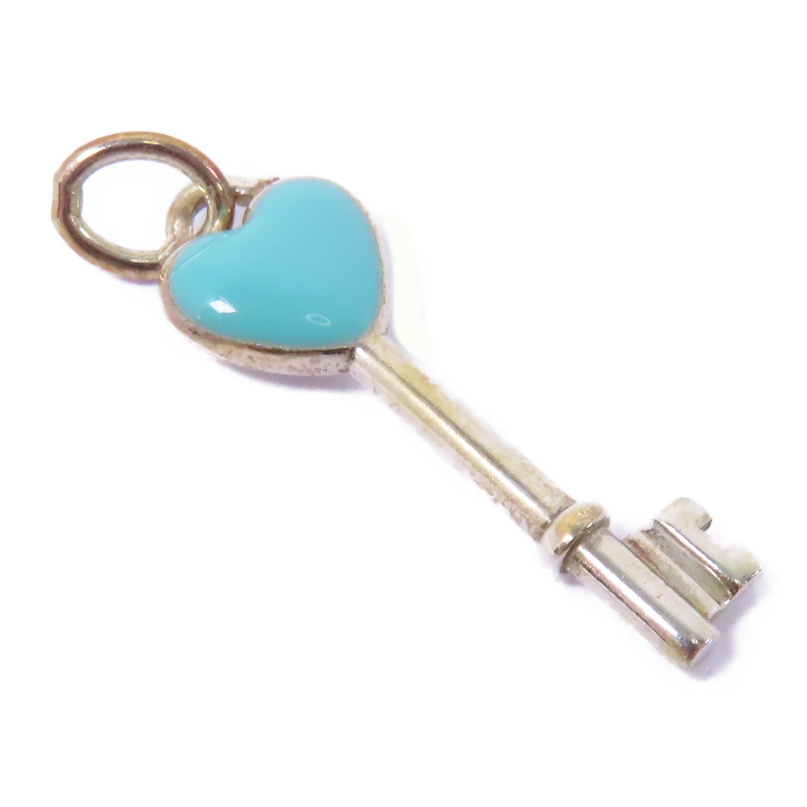 TIFFANY＆CO 925純銀Pendant Top吊墜銀色/藍色