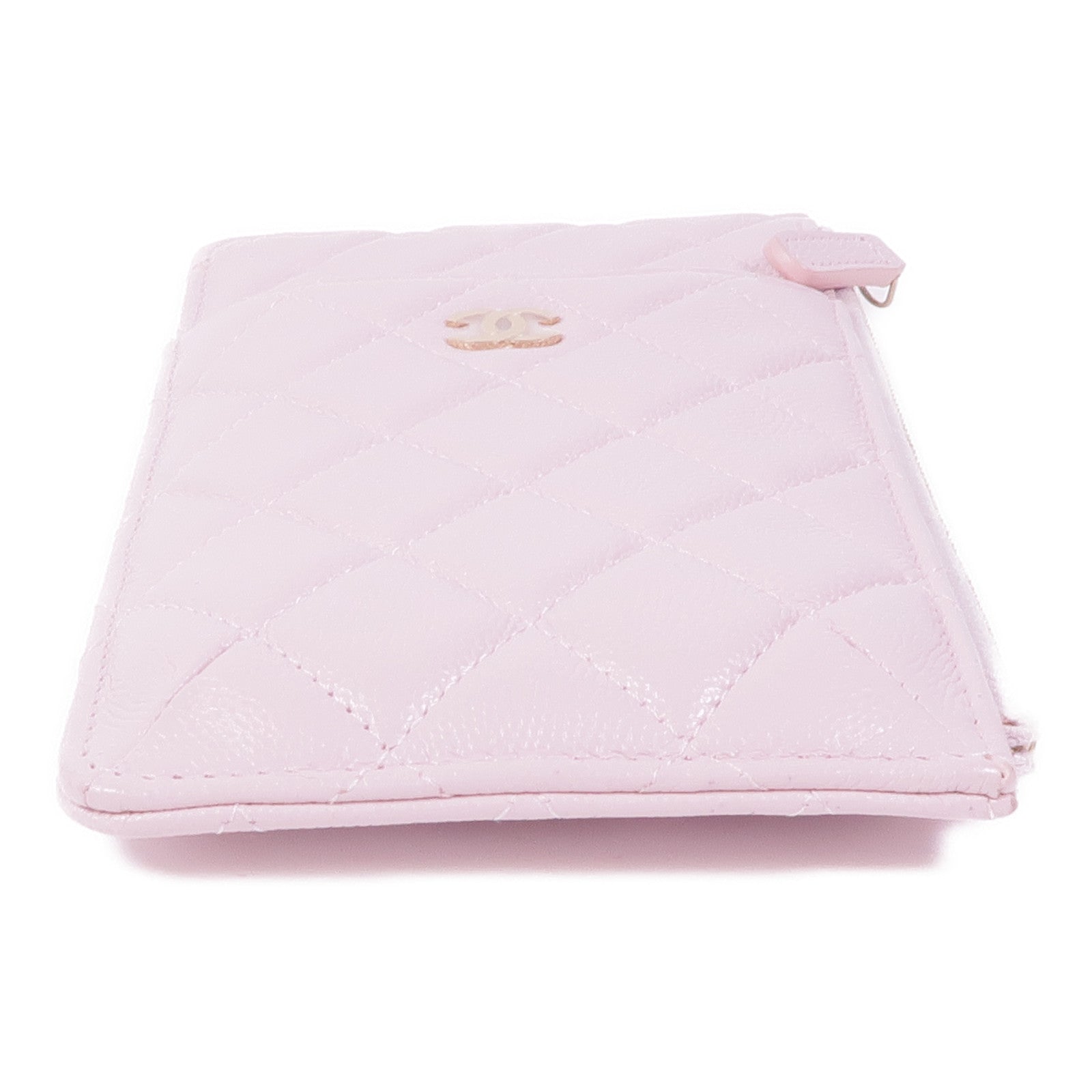 CHANEL 牛皮皮革Long Zipped Wallet金扣長錢包