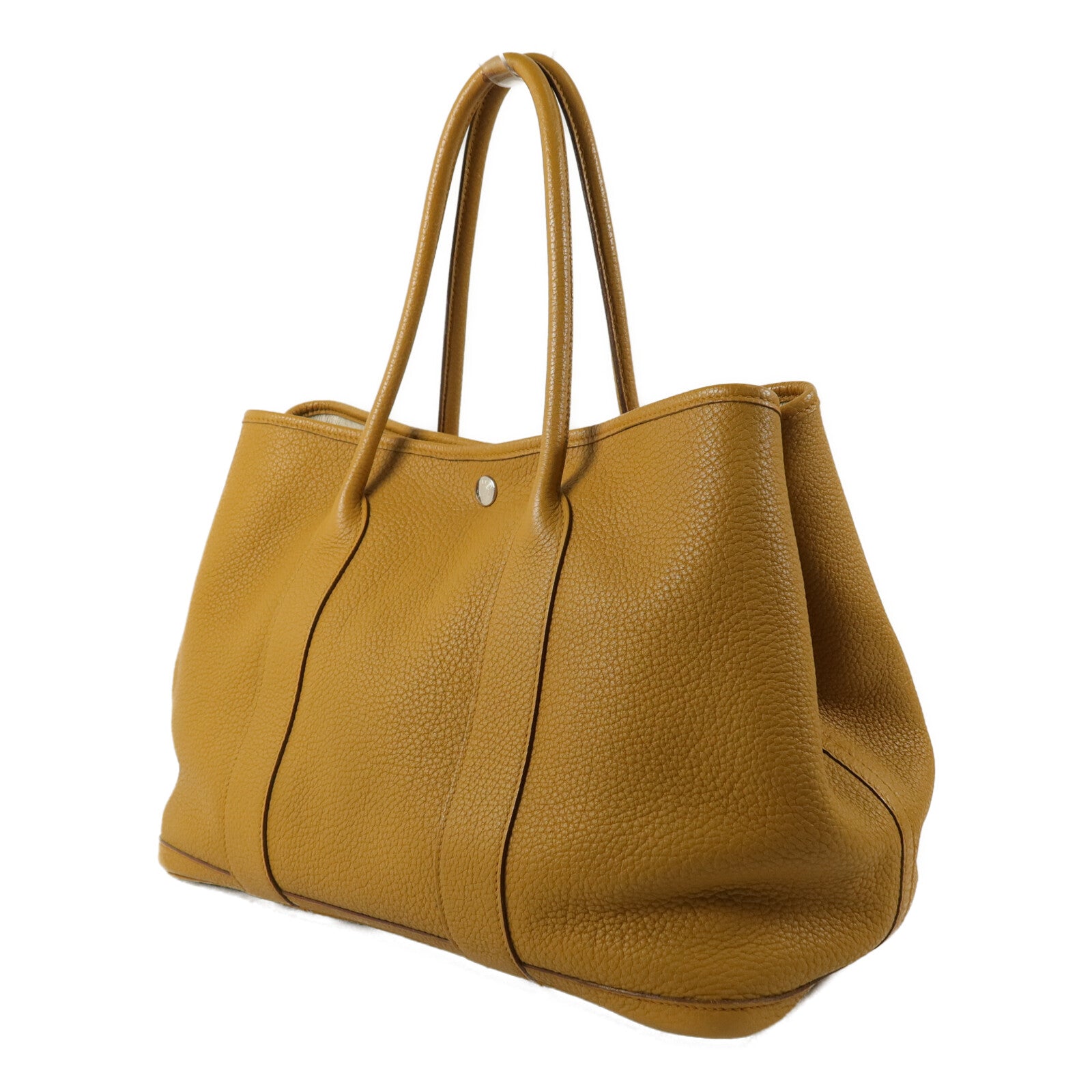 HERMES Negonda皮革Garden Party PM手挽袋Sesame