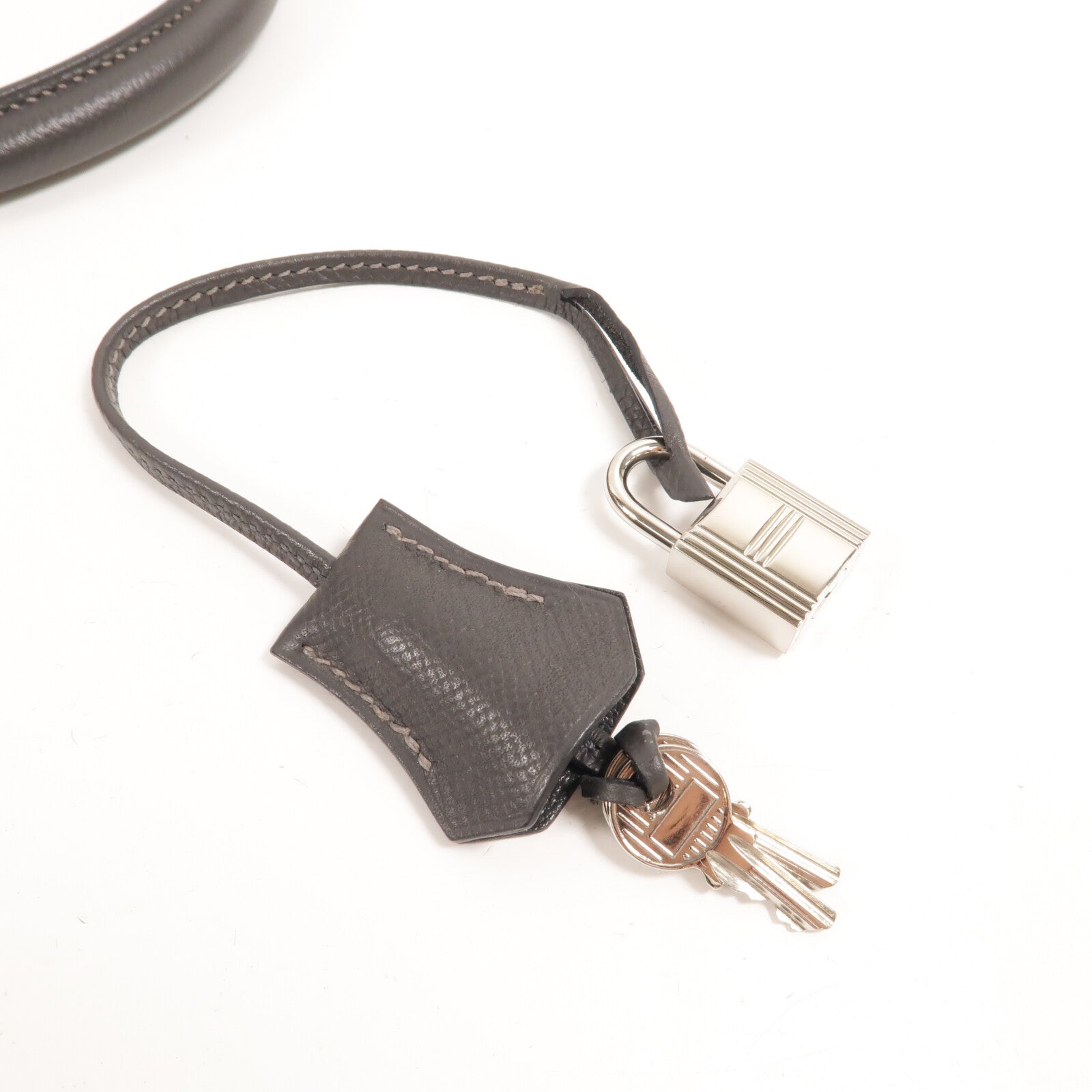 HERMES Epsom皮革Kelly 35手挽肩背兩用袋Graphite