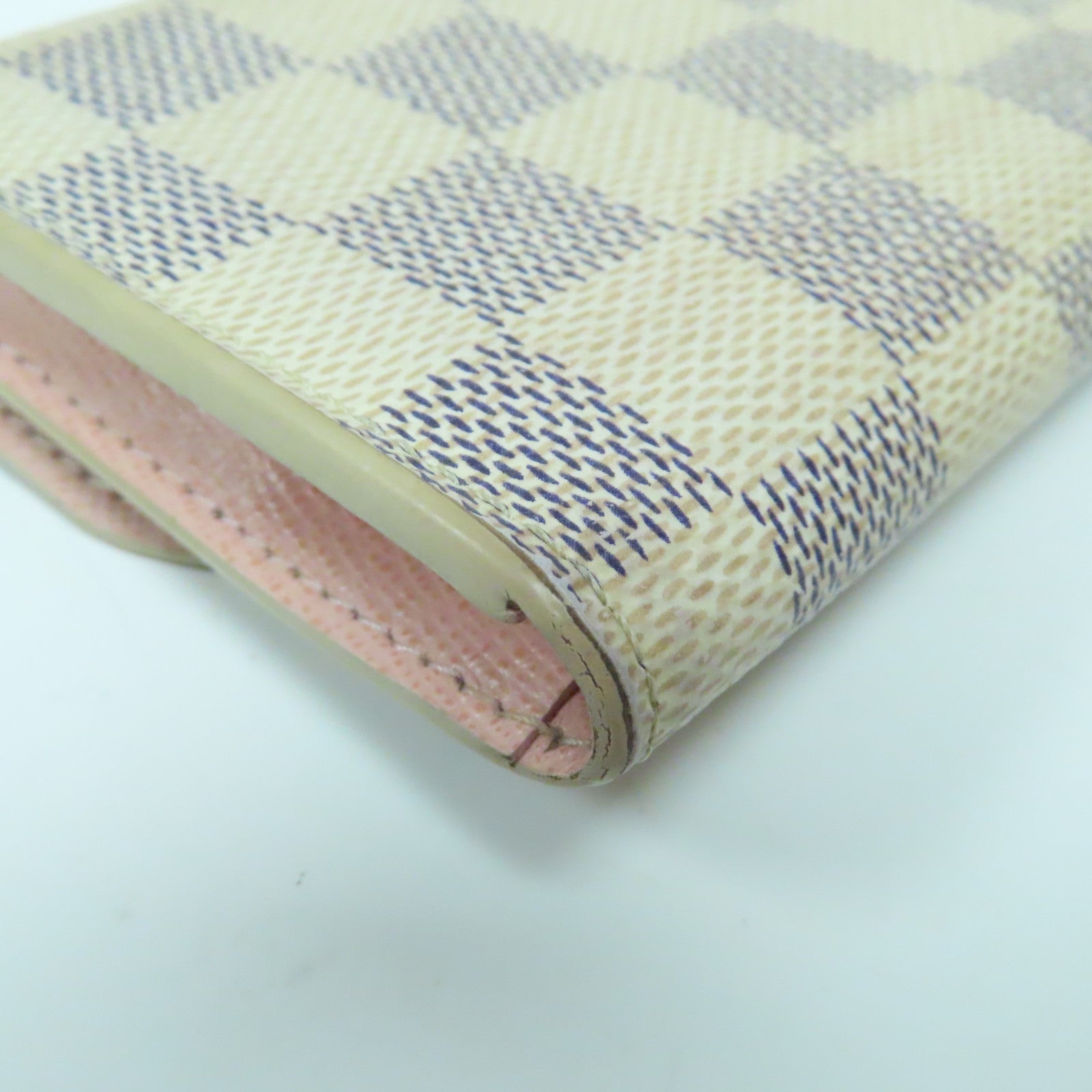 LOUIS VUITTON 【激減優惠】Damier Azur Rosalie Coin Purse金扣零錢包白色/藍色