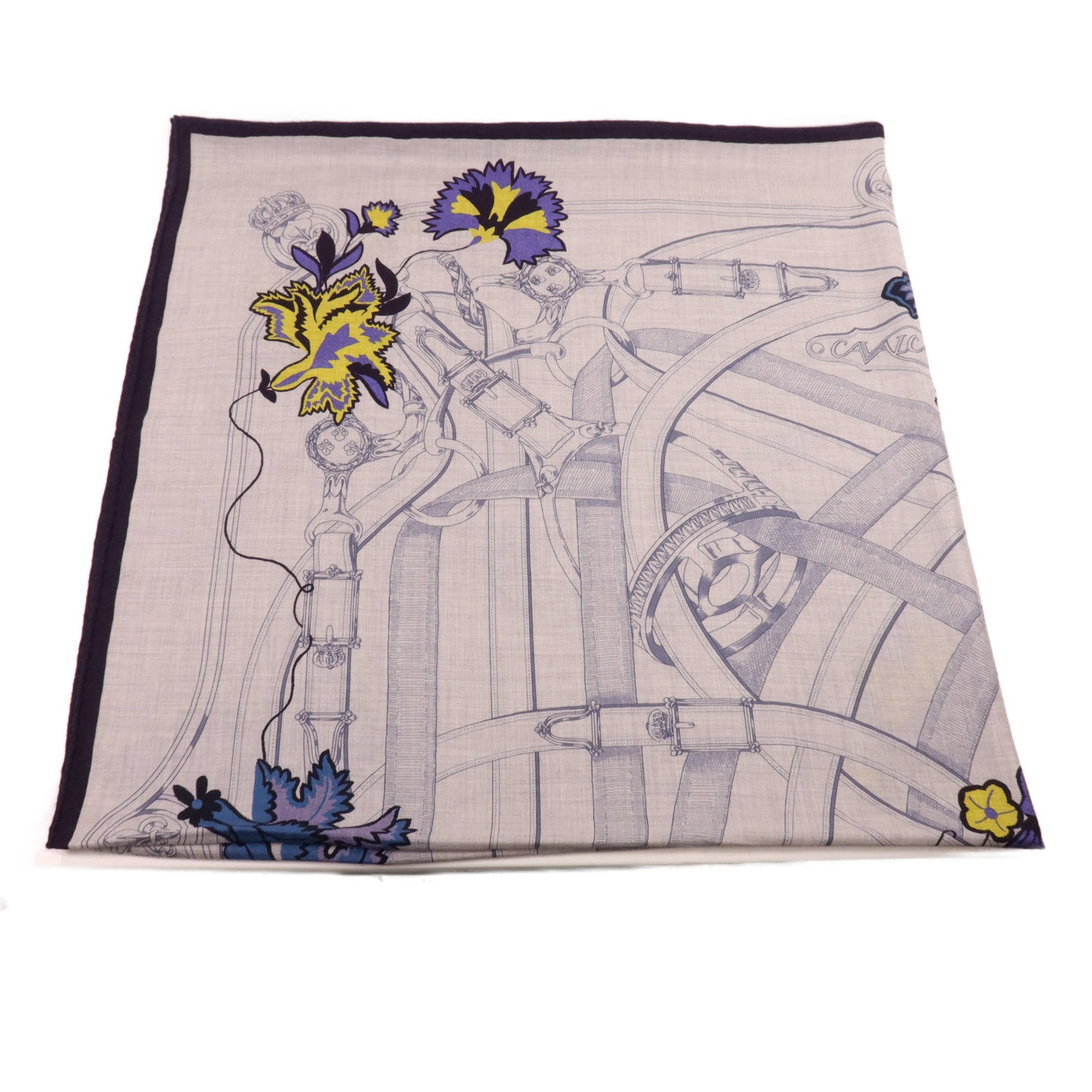 HERMES 羊絨/絲質Scarf圍巾